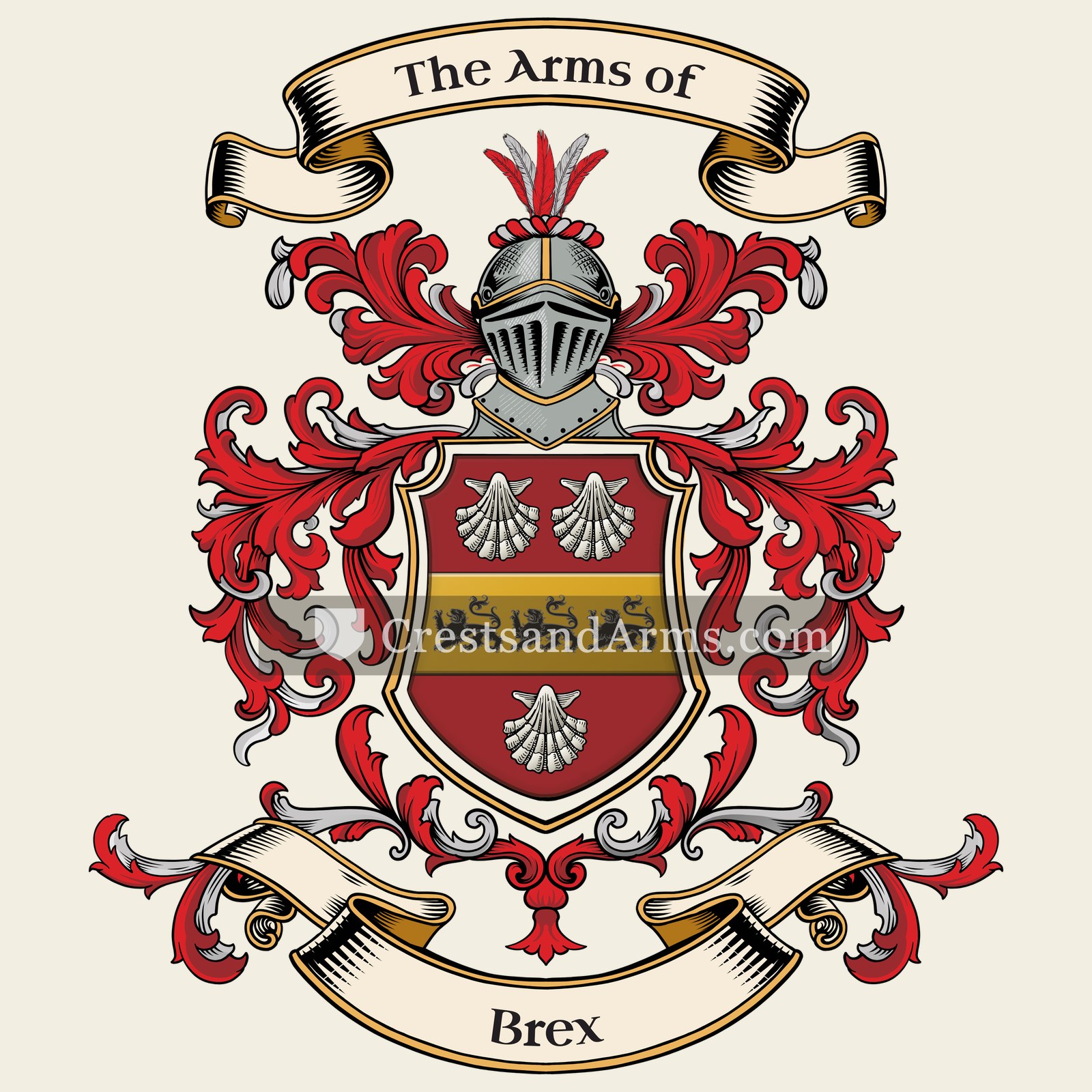 The Brex coat of arms