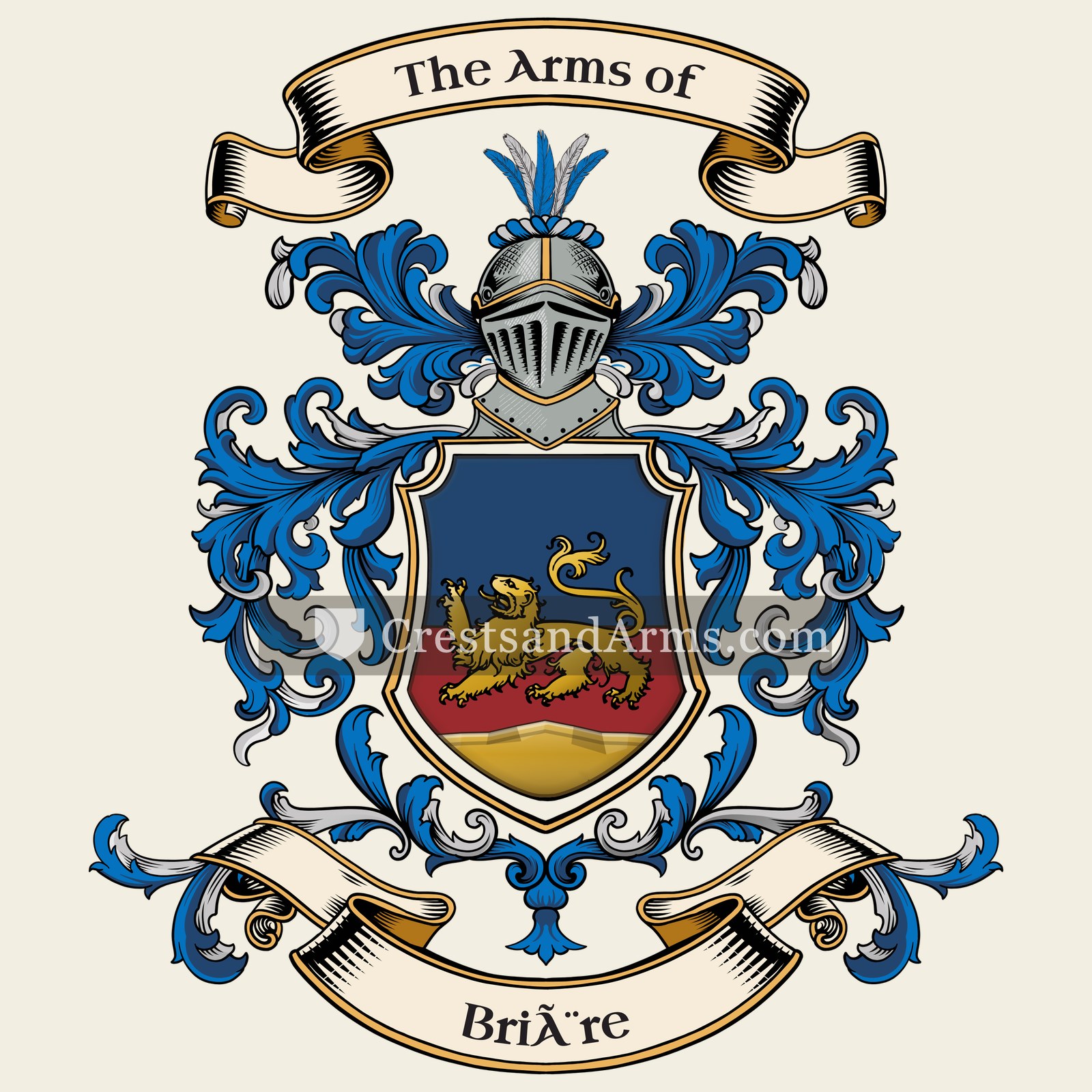 The Brière coat of arms