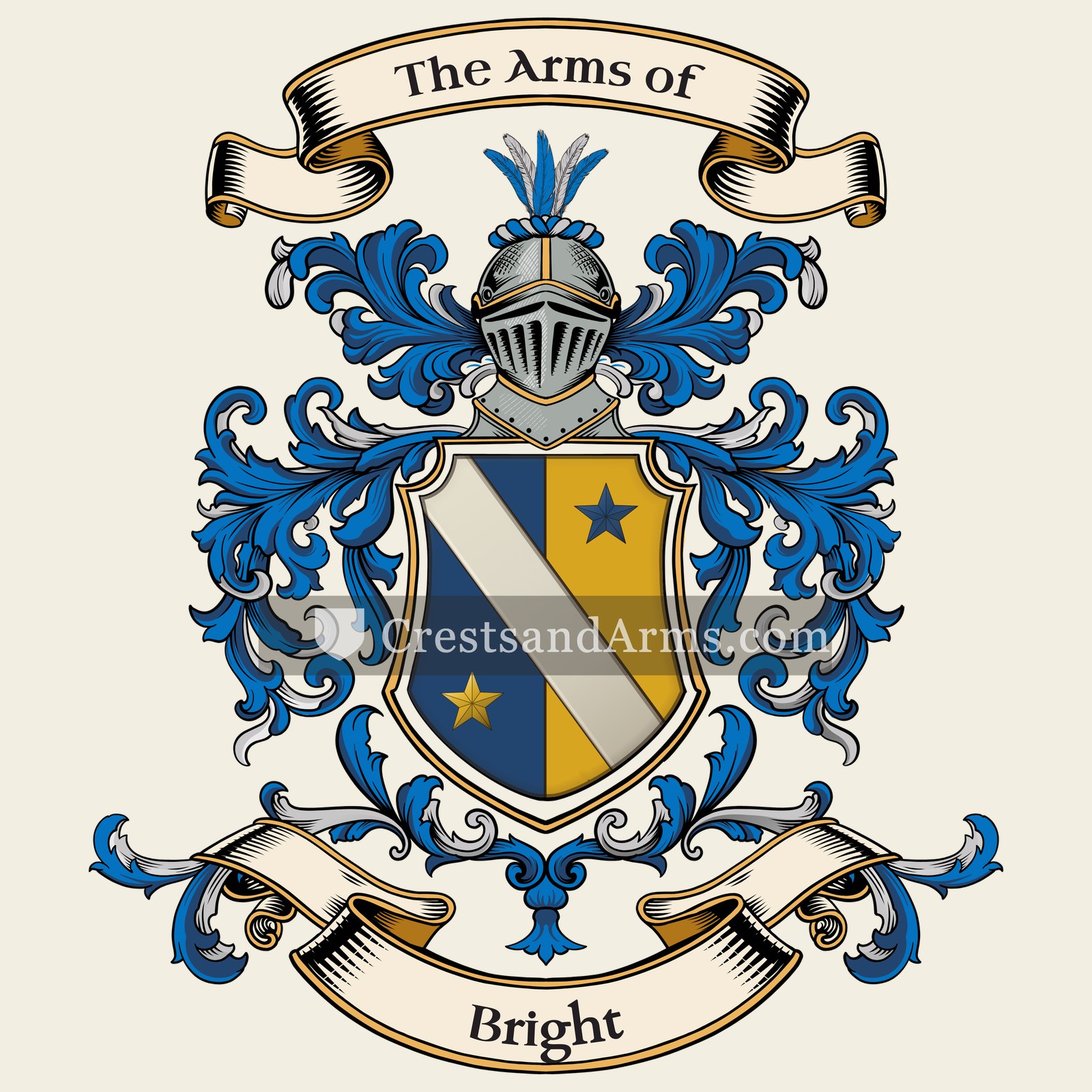The Bright coat of arms