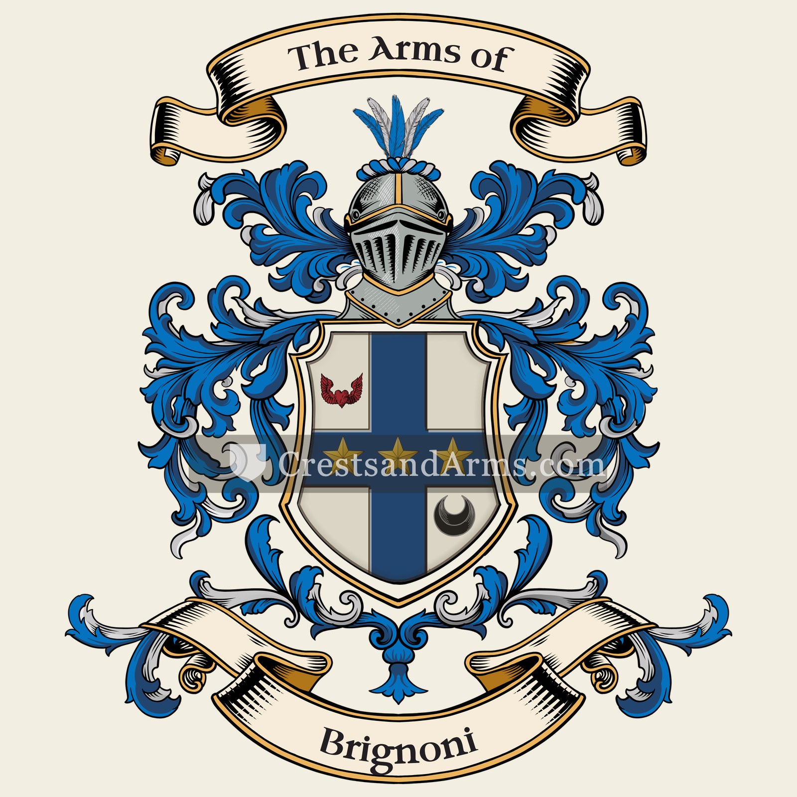 The Brignoni coat of arms