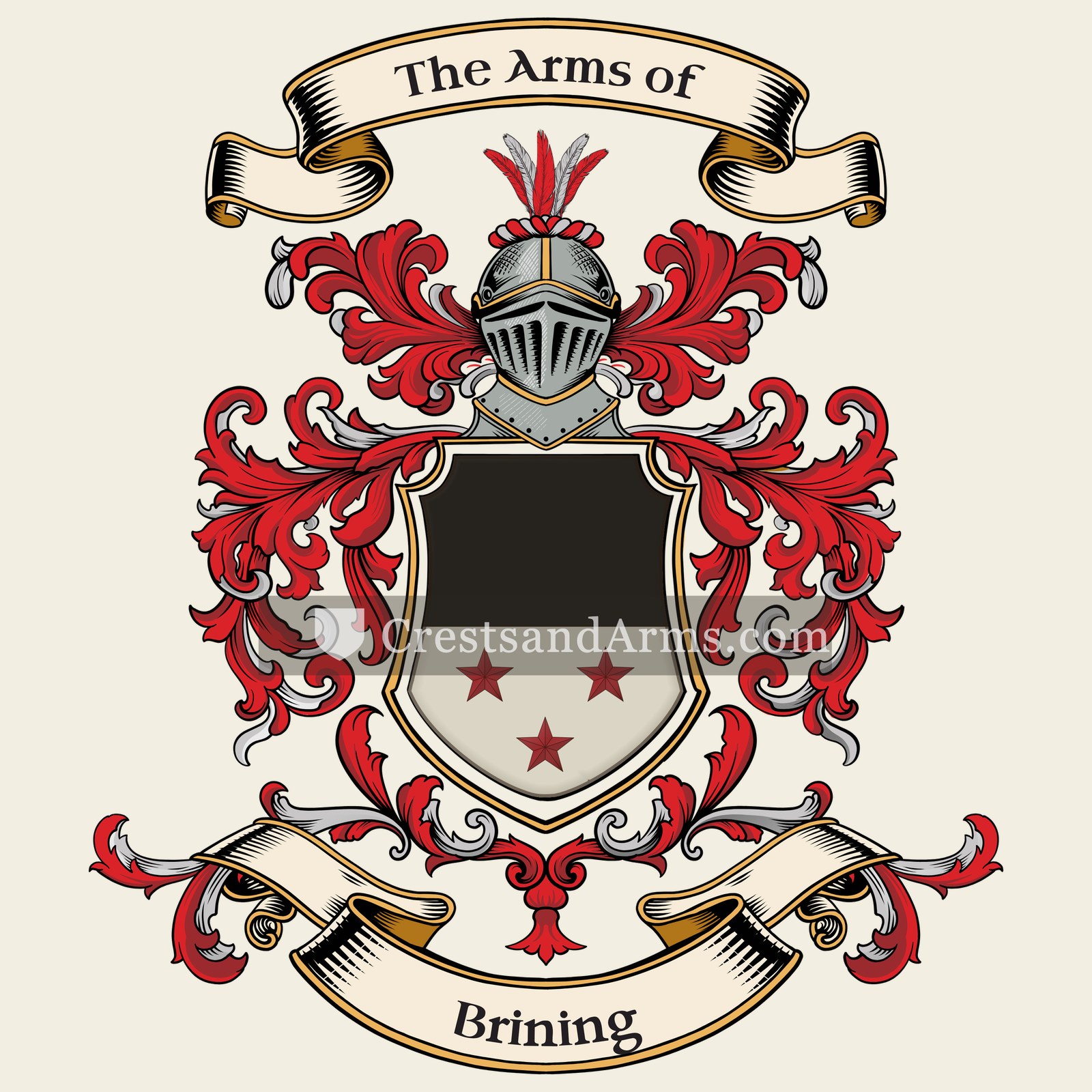 The Brining coat of arms