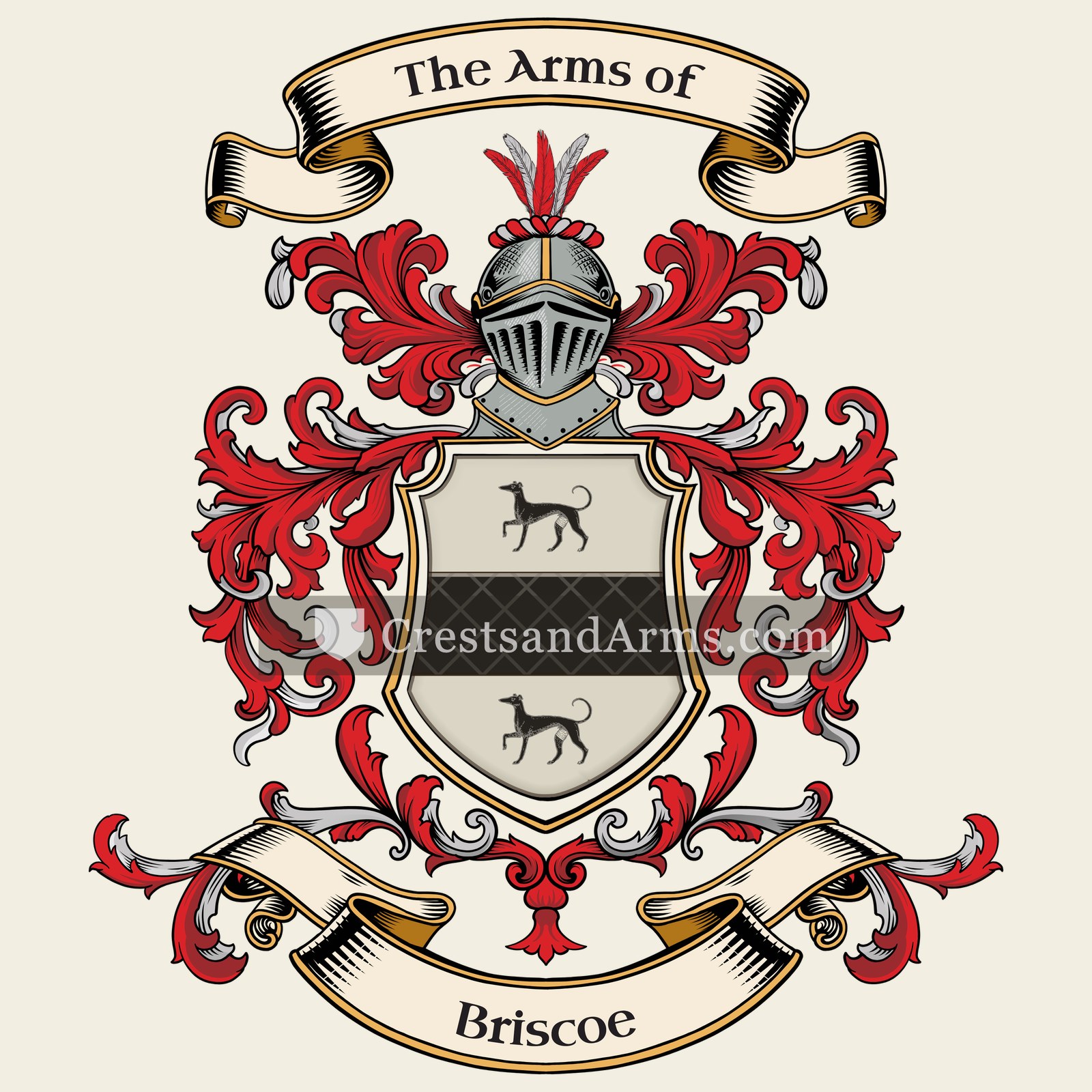 The Briscoe coat of arms