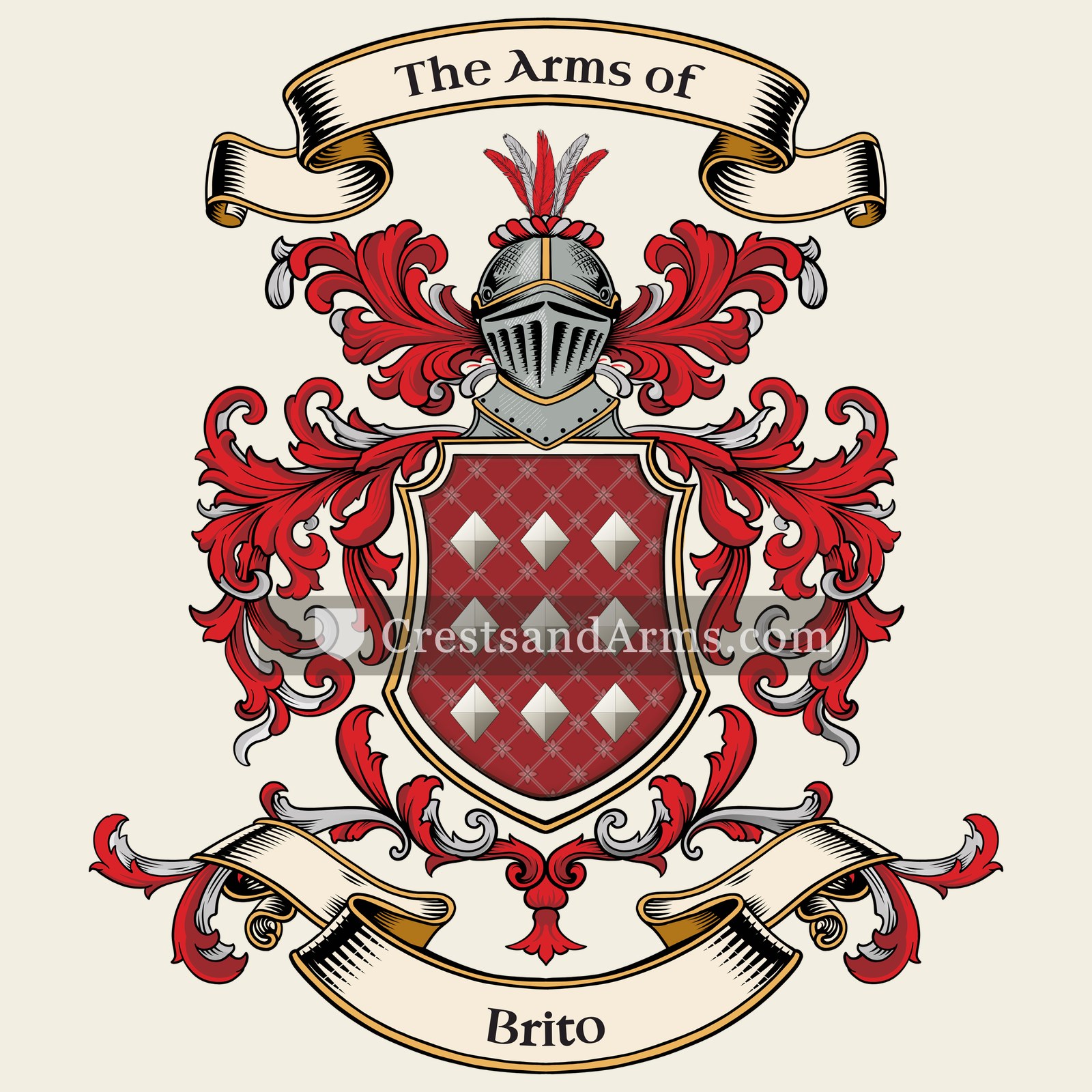 The Brito coat of arms