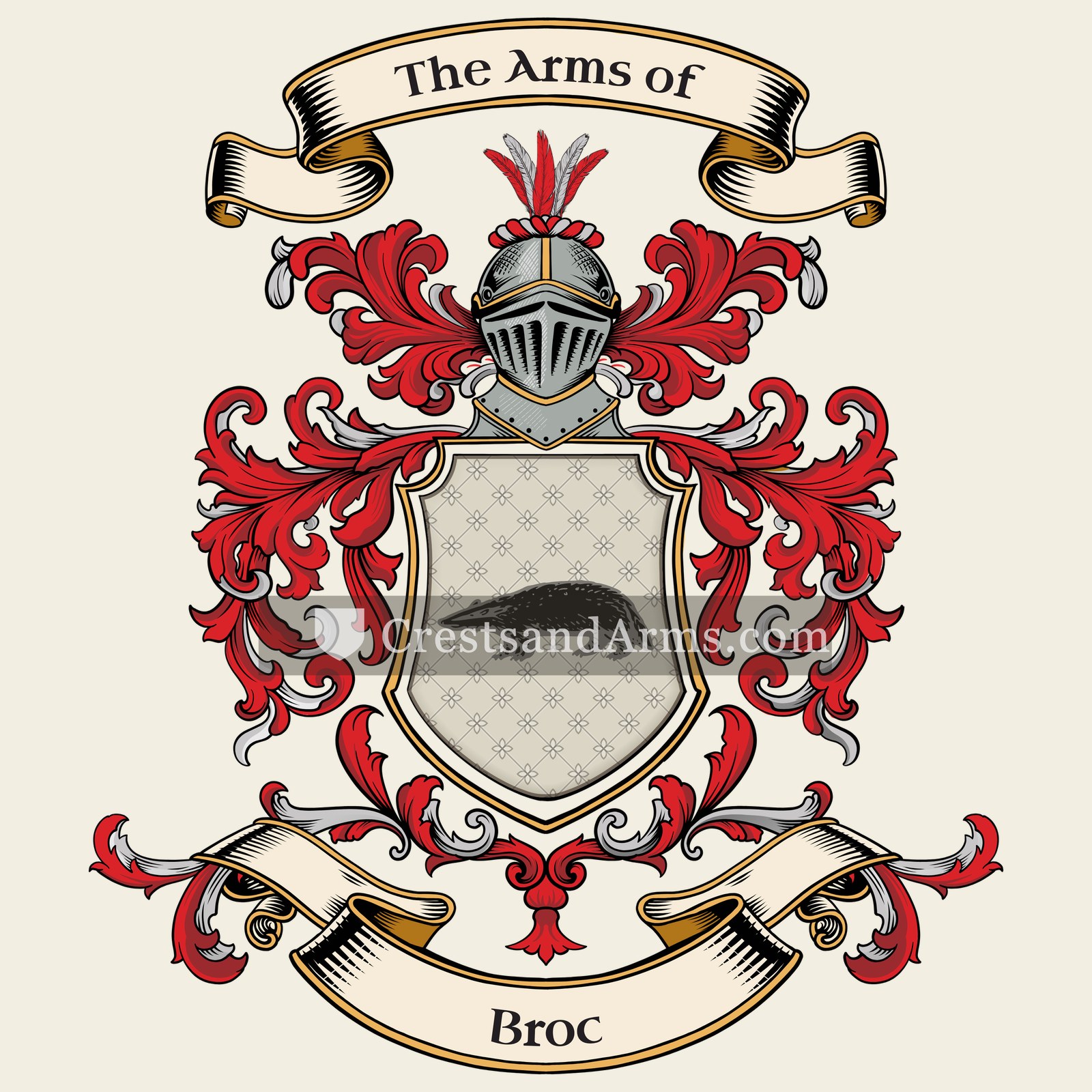 The Broc coat of arms