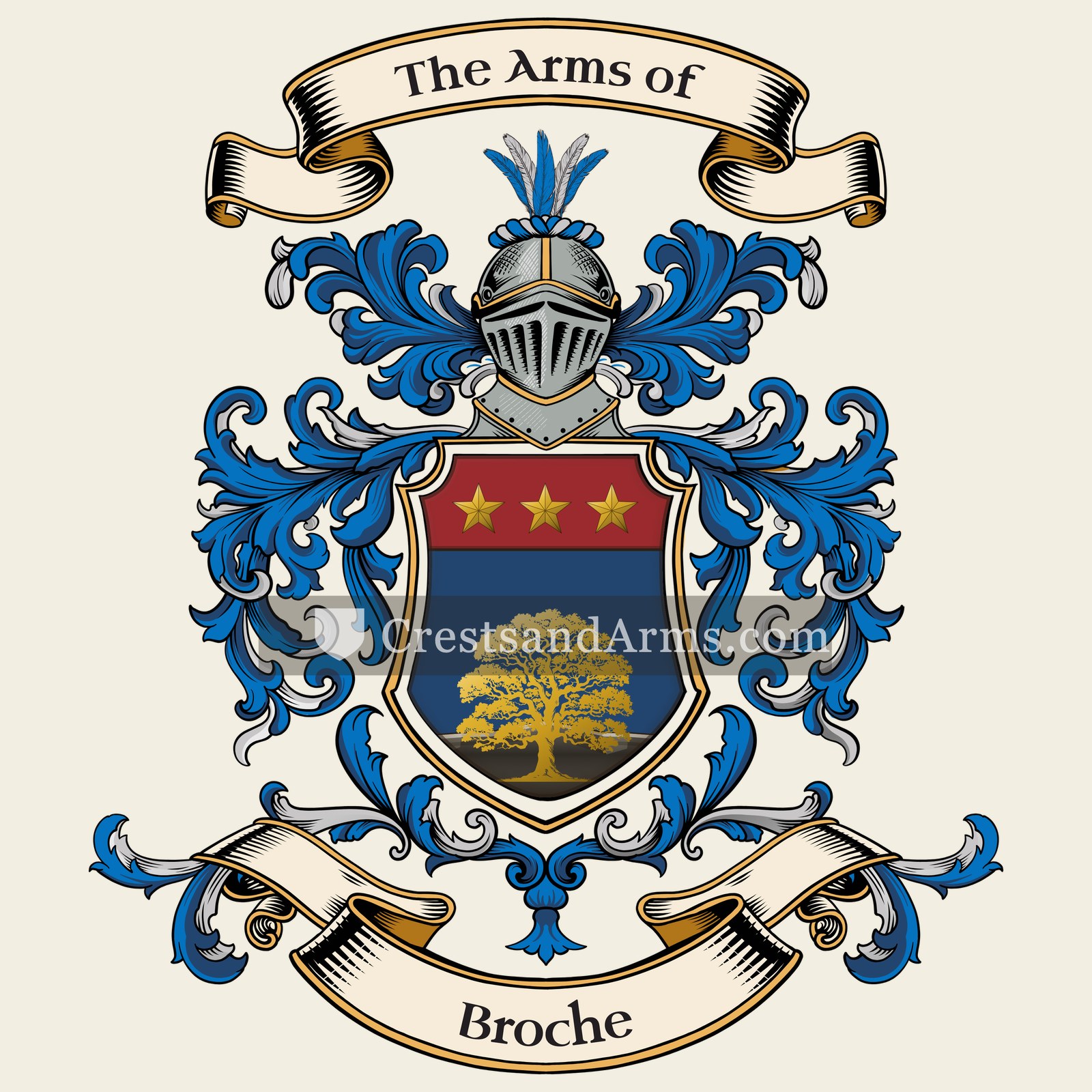The Broche coat of arms