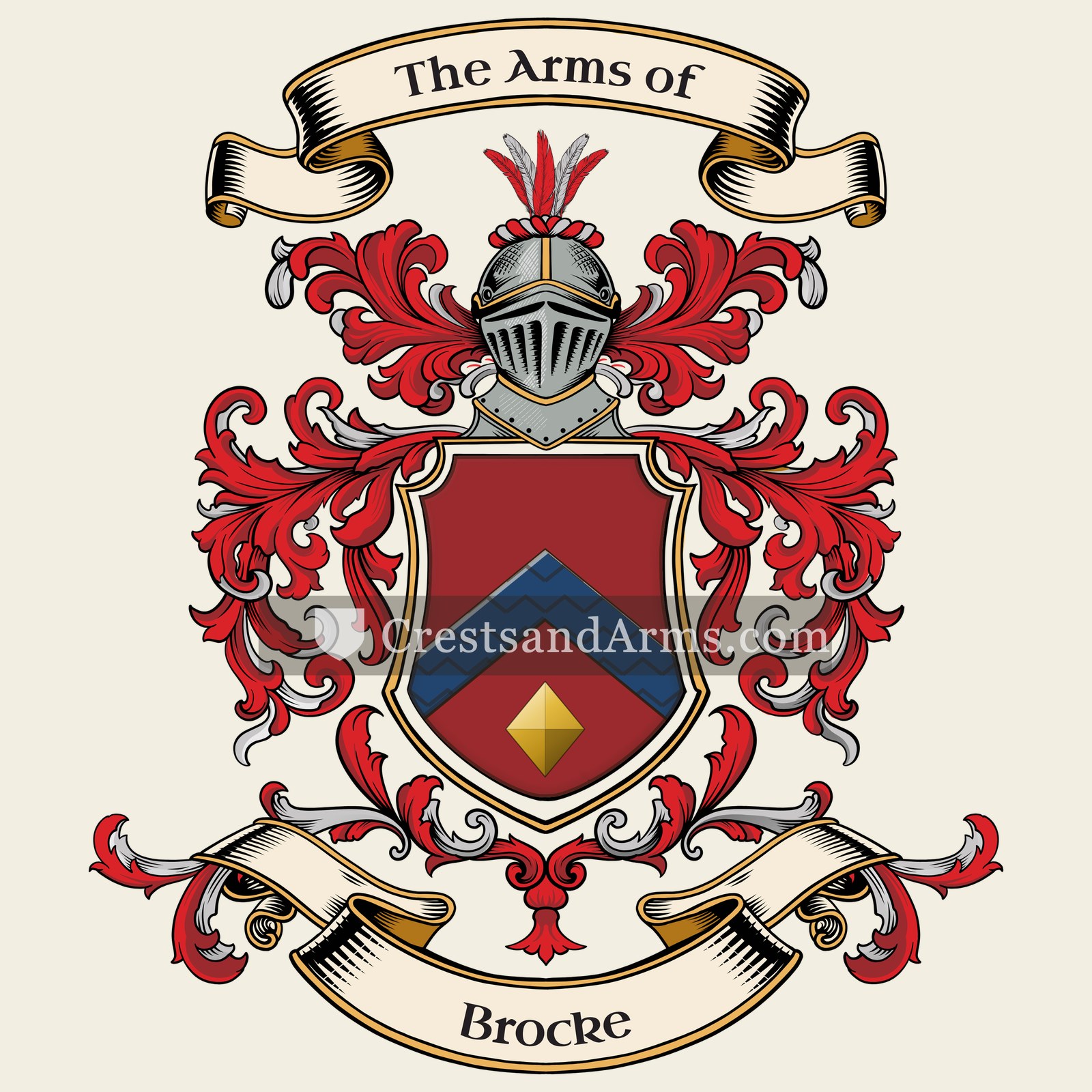 The Brocke coat of arms