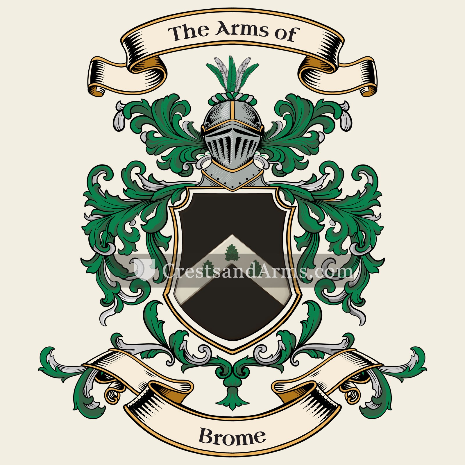 The Brome coat of arms