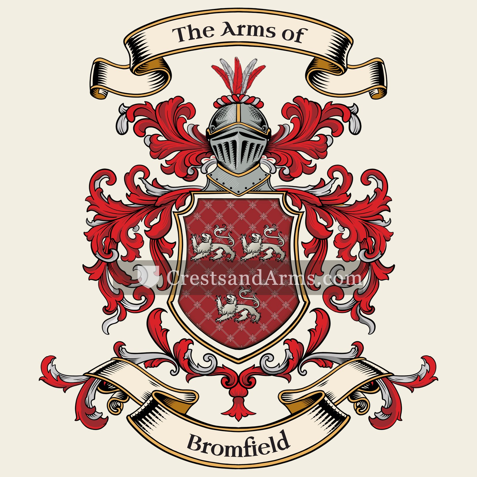 The Bromfield coat of arms