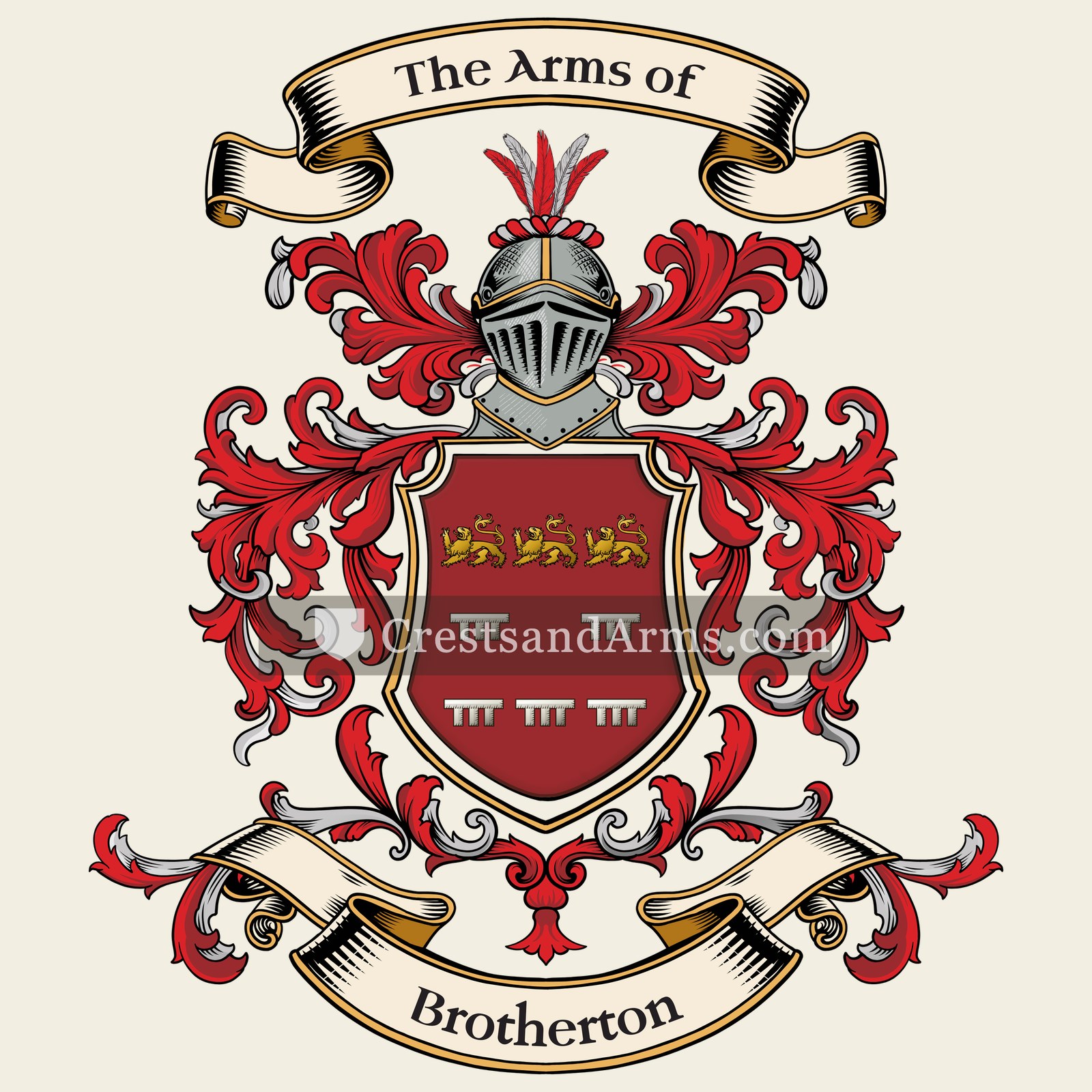 The Brotherton coat of arms