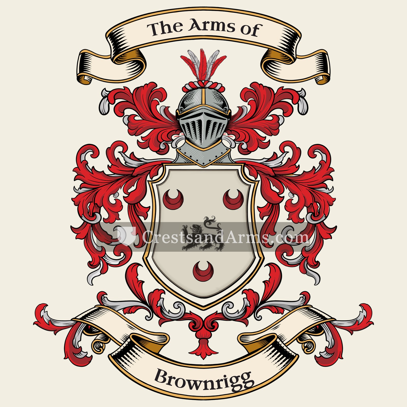 The Brownrigg coat of arms