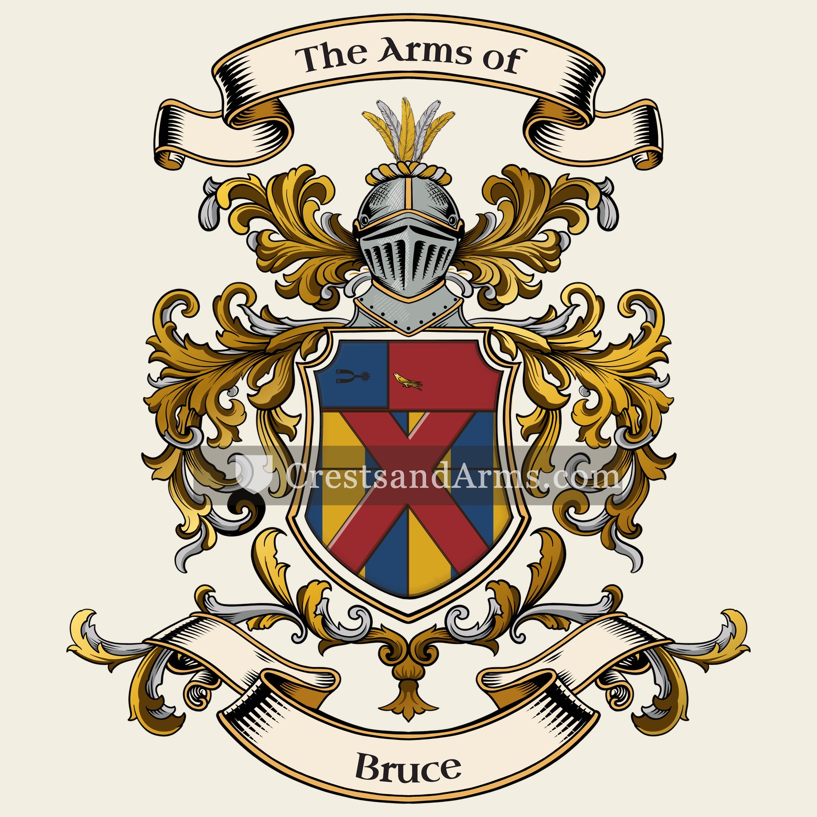 The Bruce coat of arms