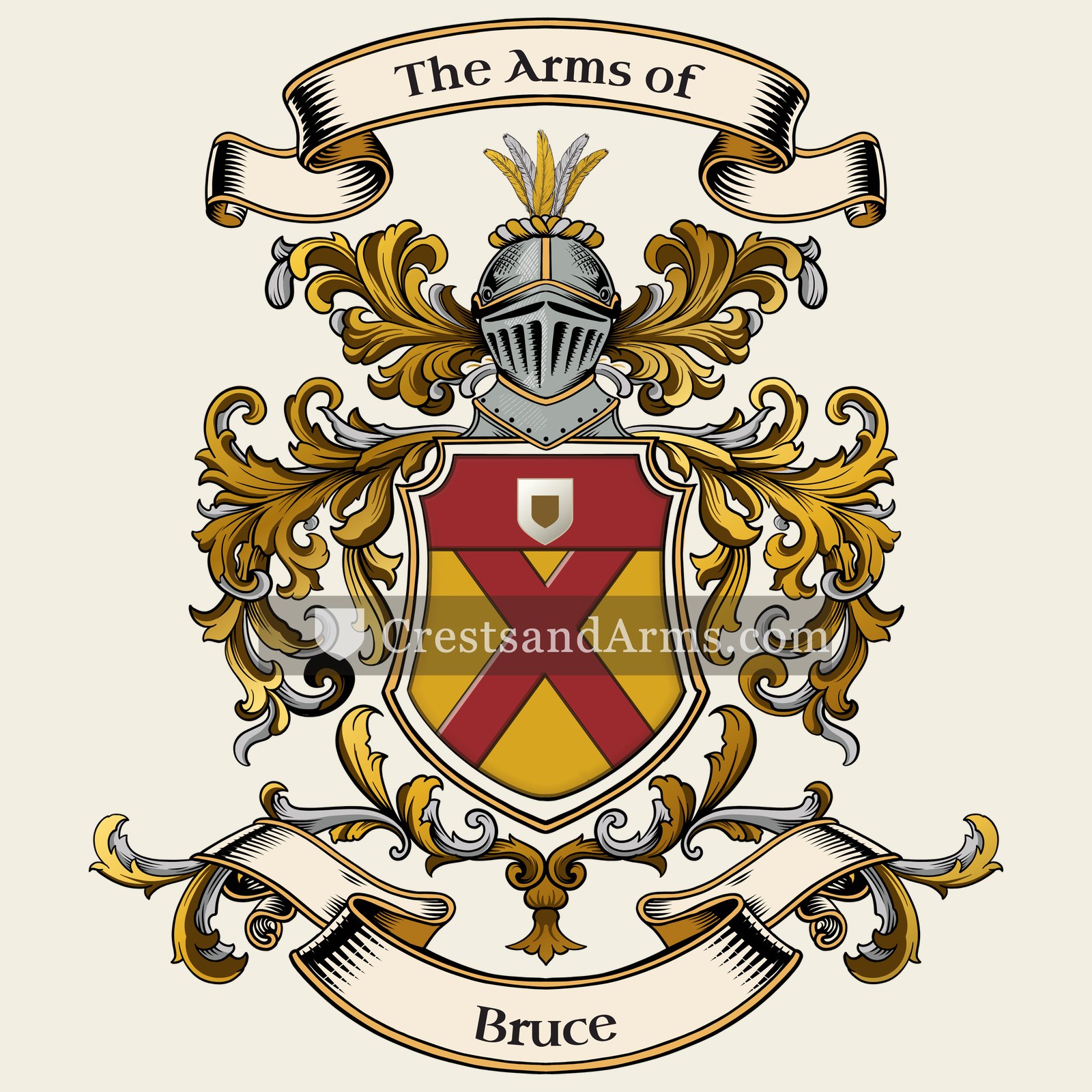 The Bruce coat of arms