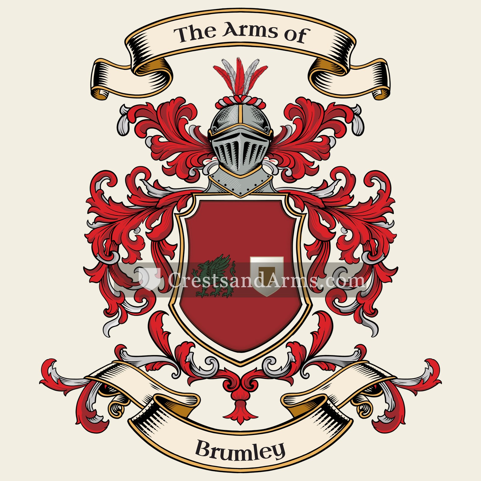 The Brumley coat of arms