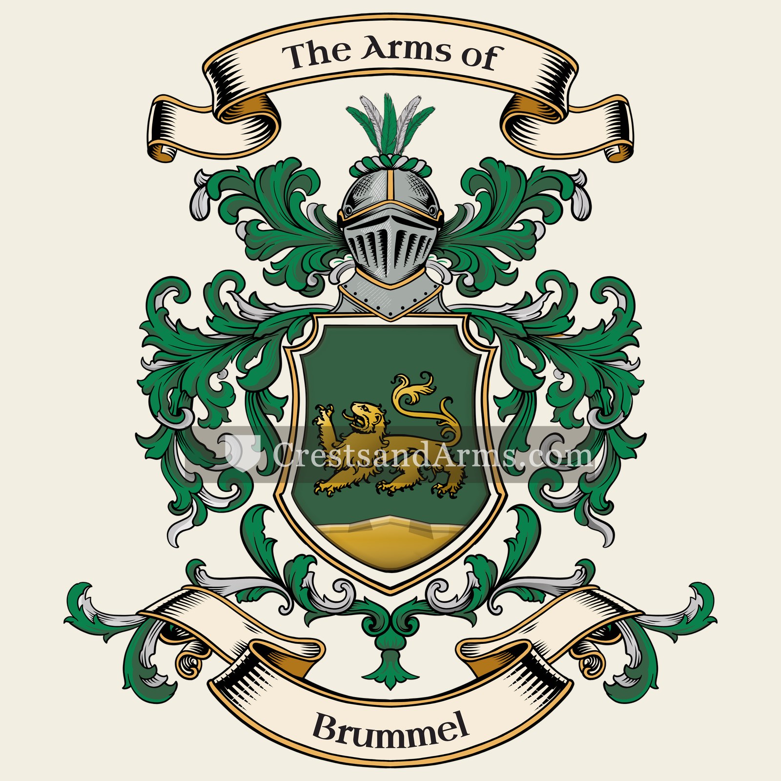 The Brummel coat of arms