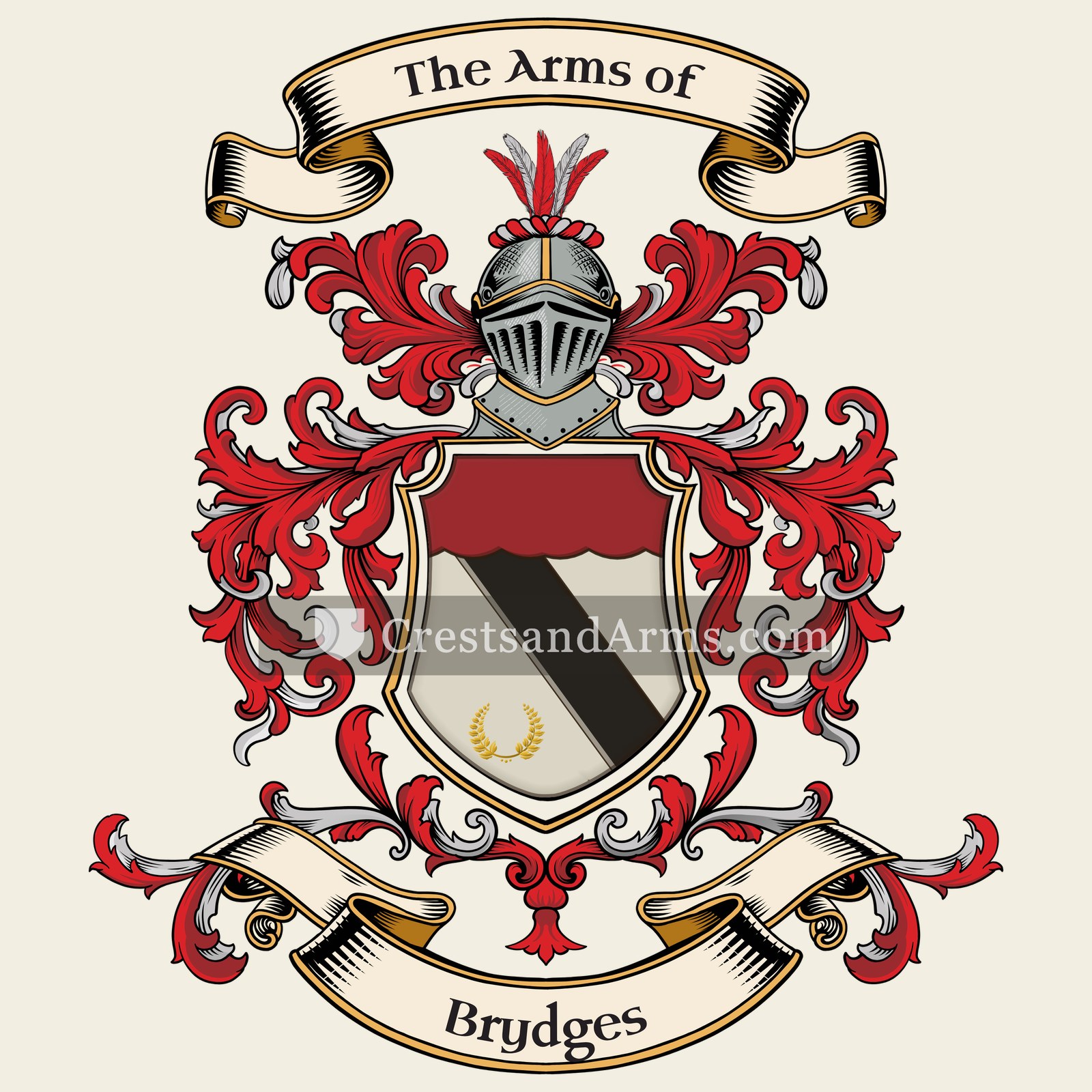 The Brydges coat of arms