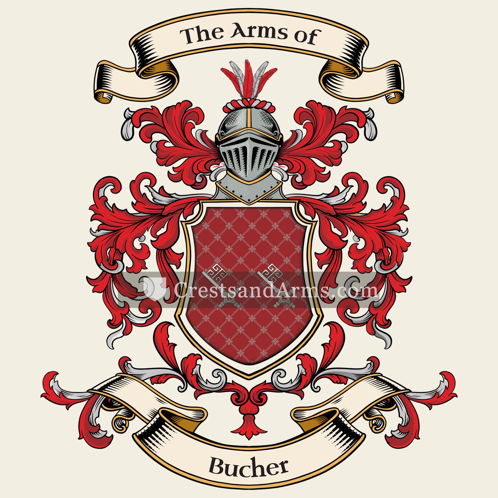 The Bucher coat of arms