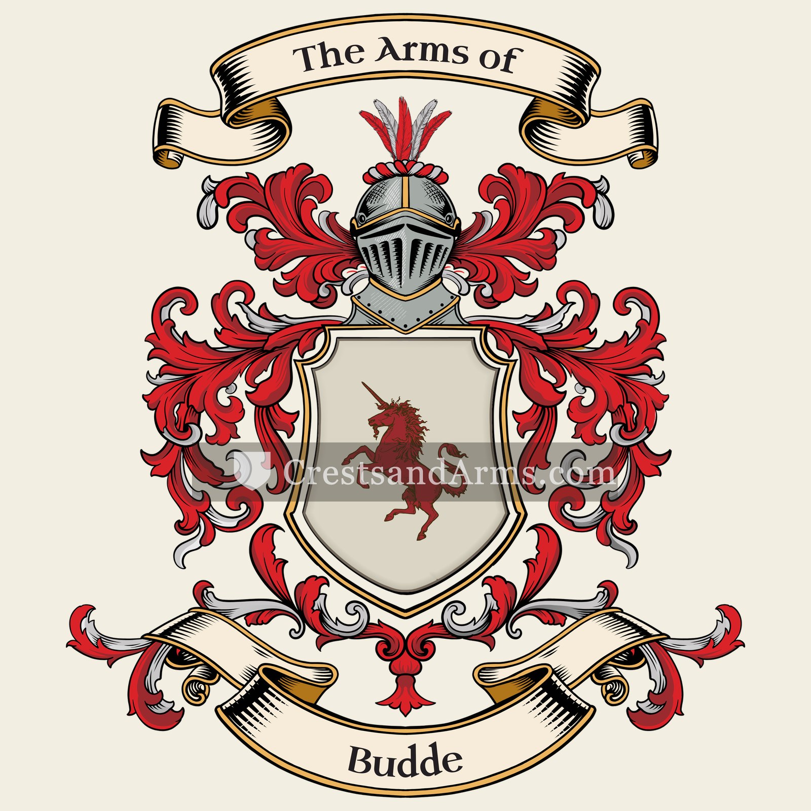 The Budde coat of arms