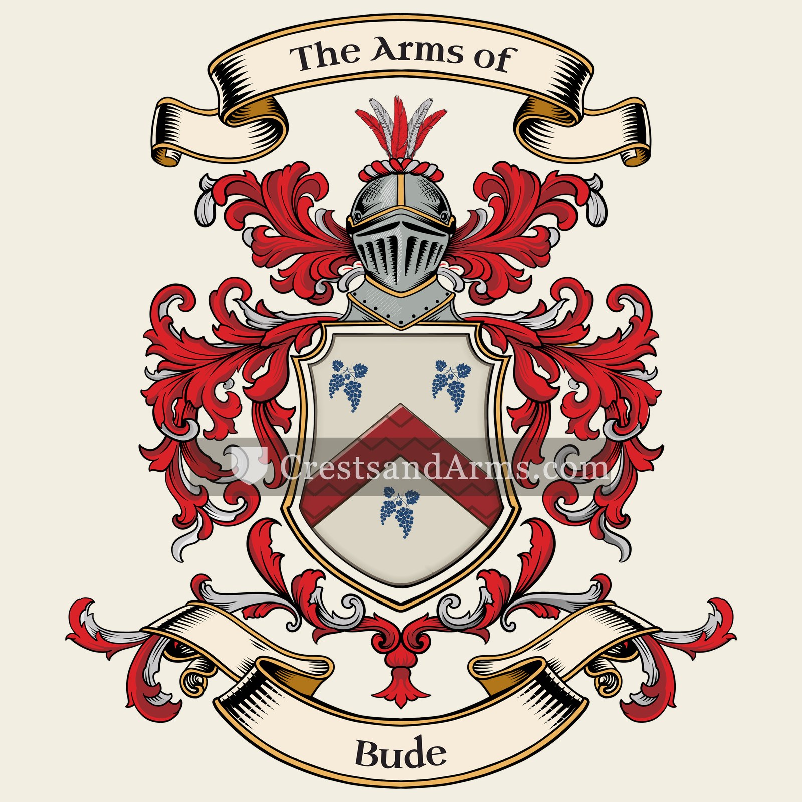 The Bude coat of arms