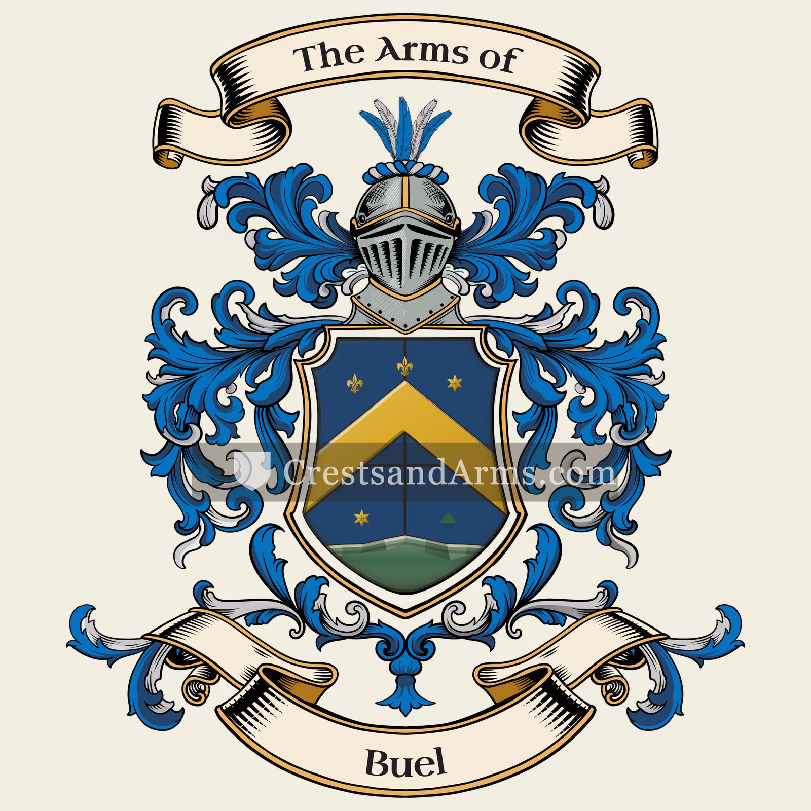 The Buel coat of arms
