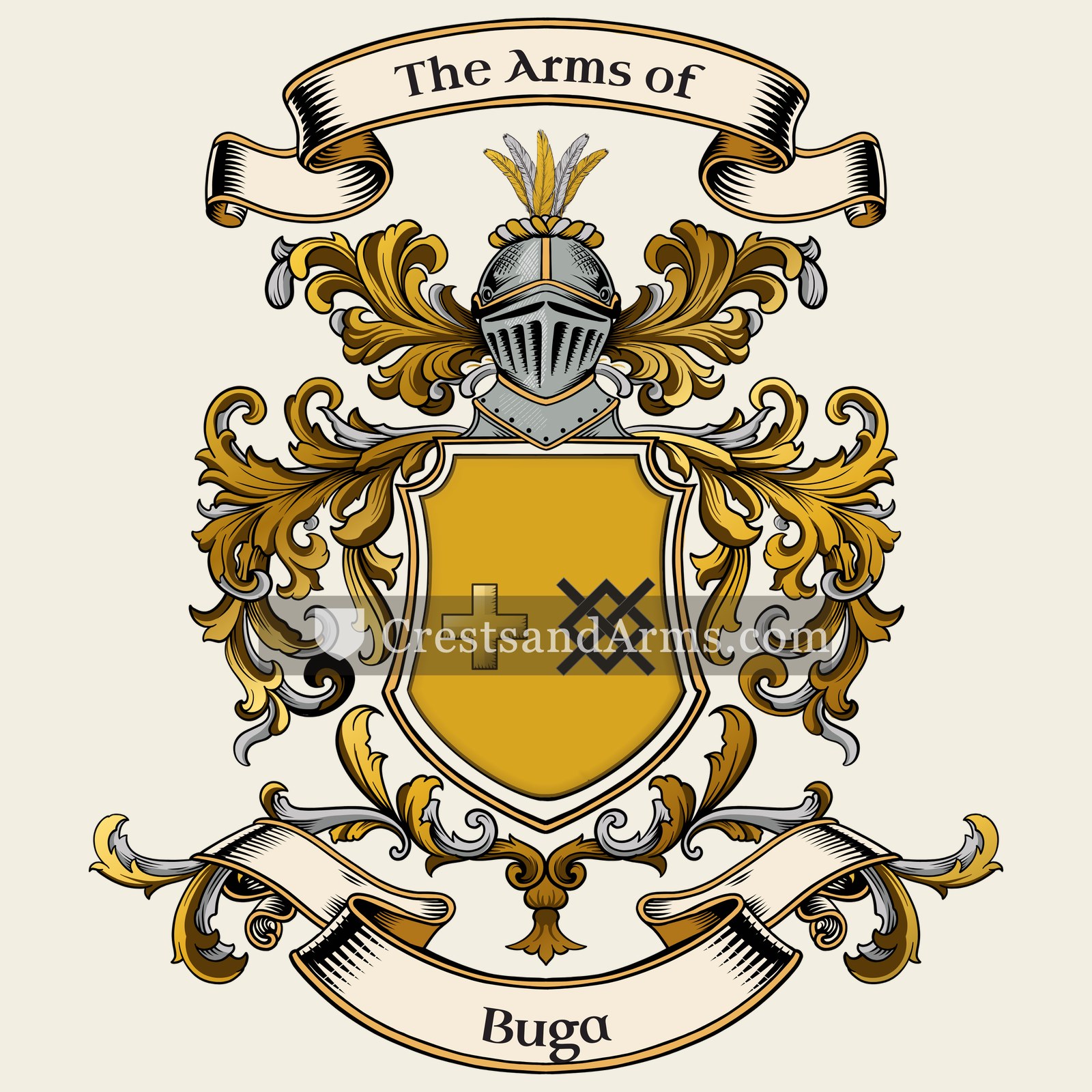 The Buga coat of arms