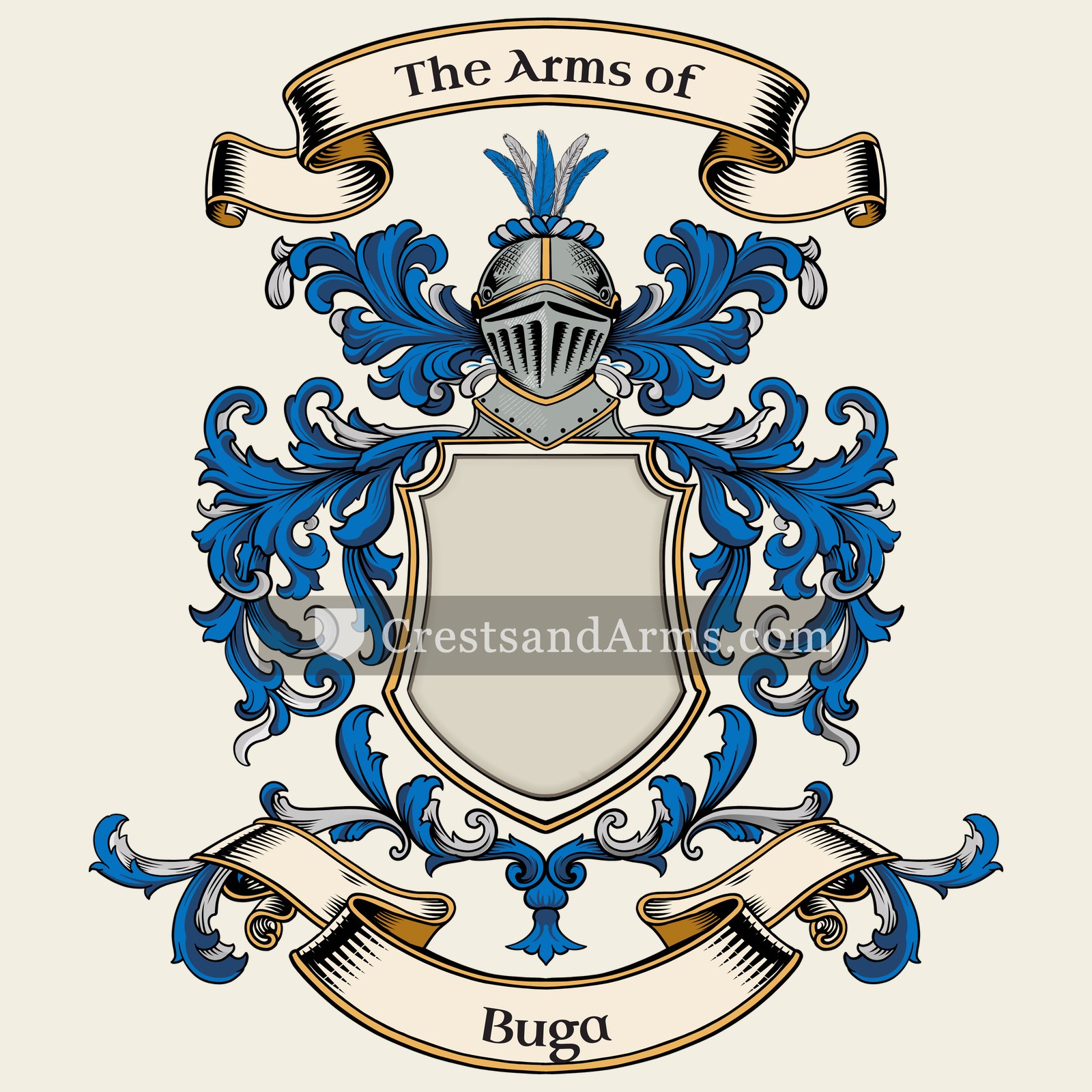 The Buga coat of arms