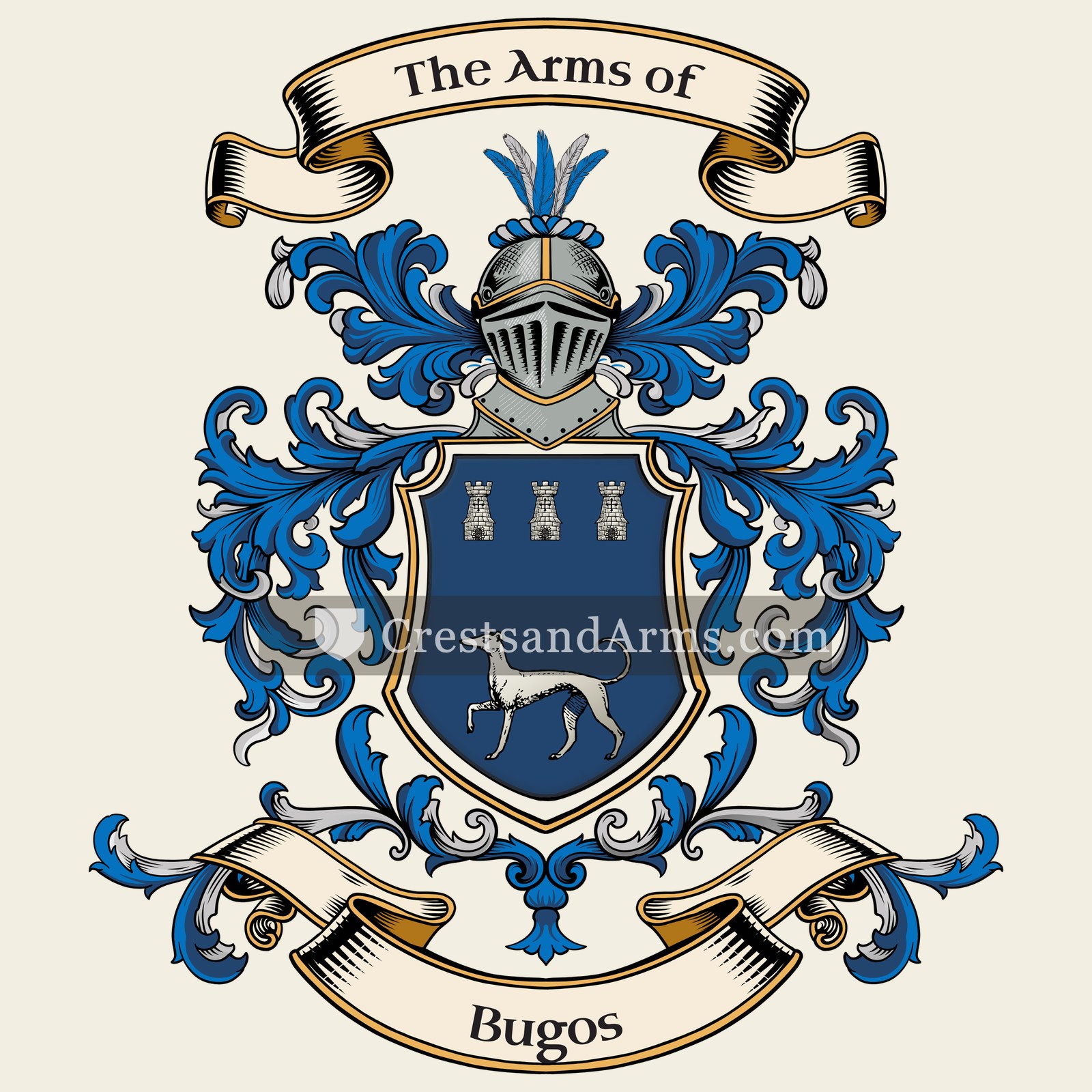 The Bugos coat of arms