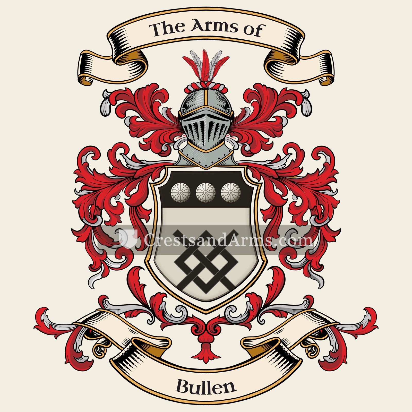 The Bullen coat of arms