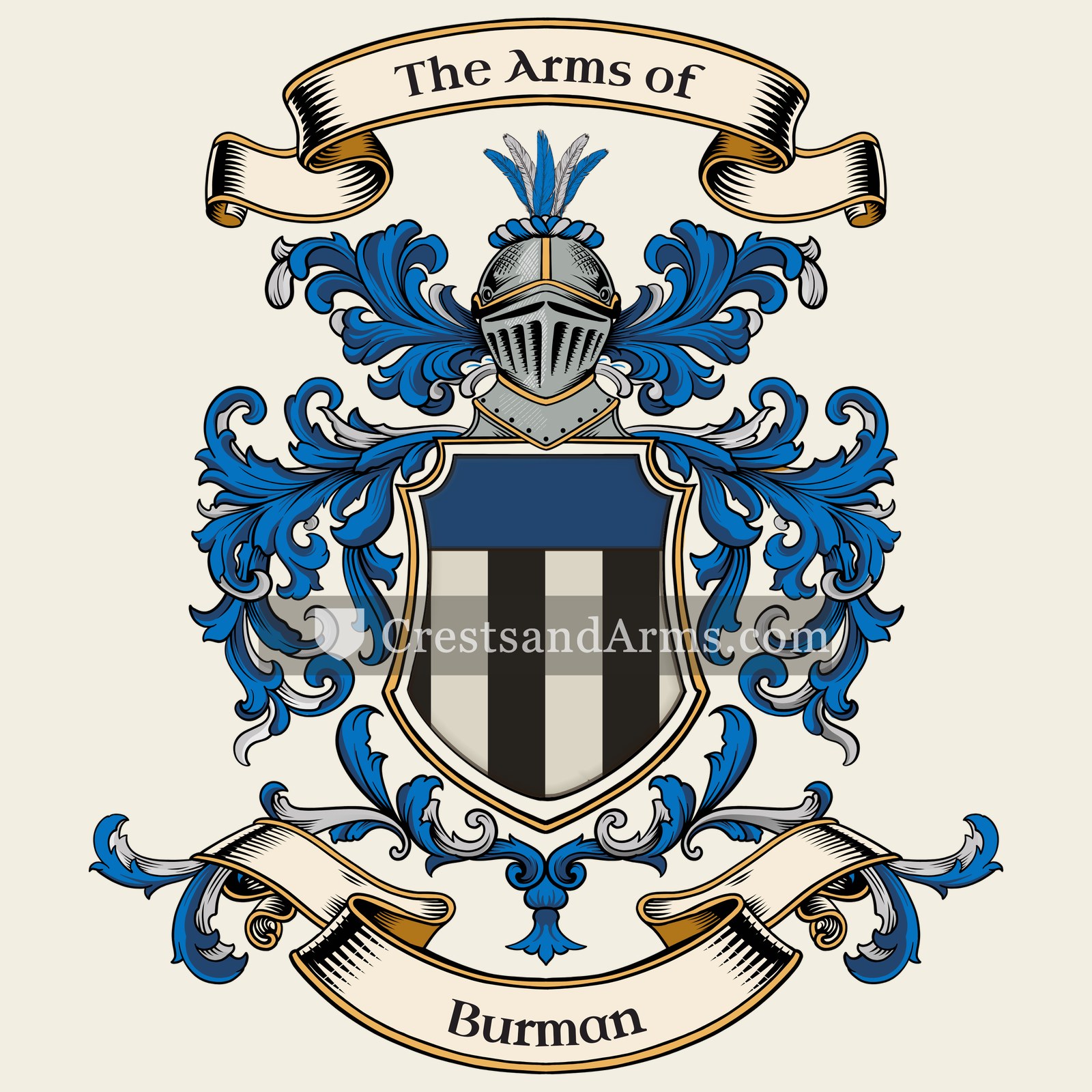 The Burman coat of arms
