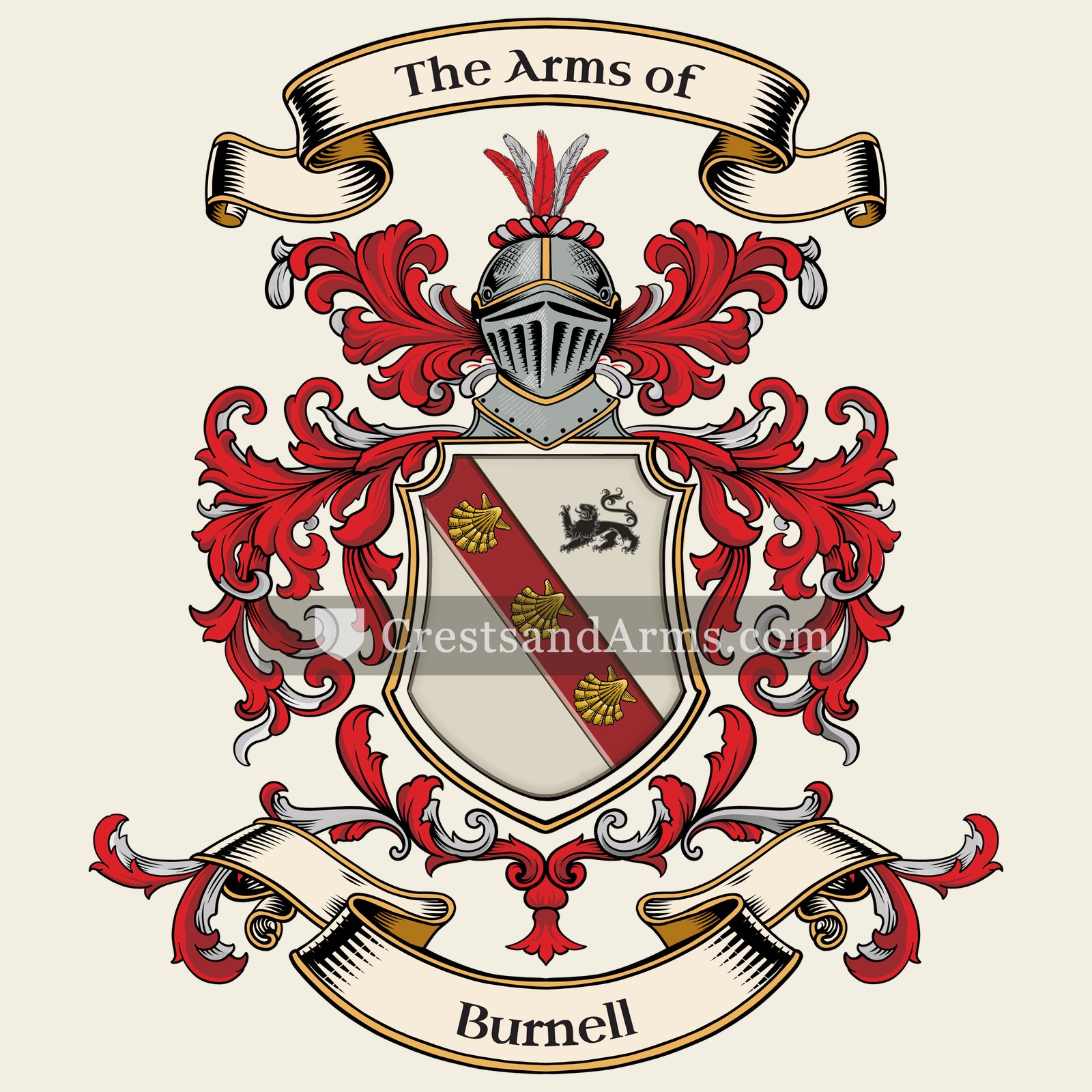 The Burnell coat of arms
