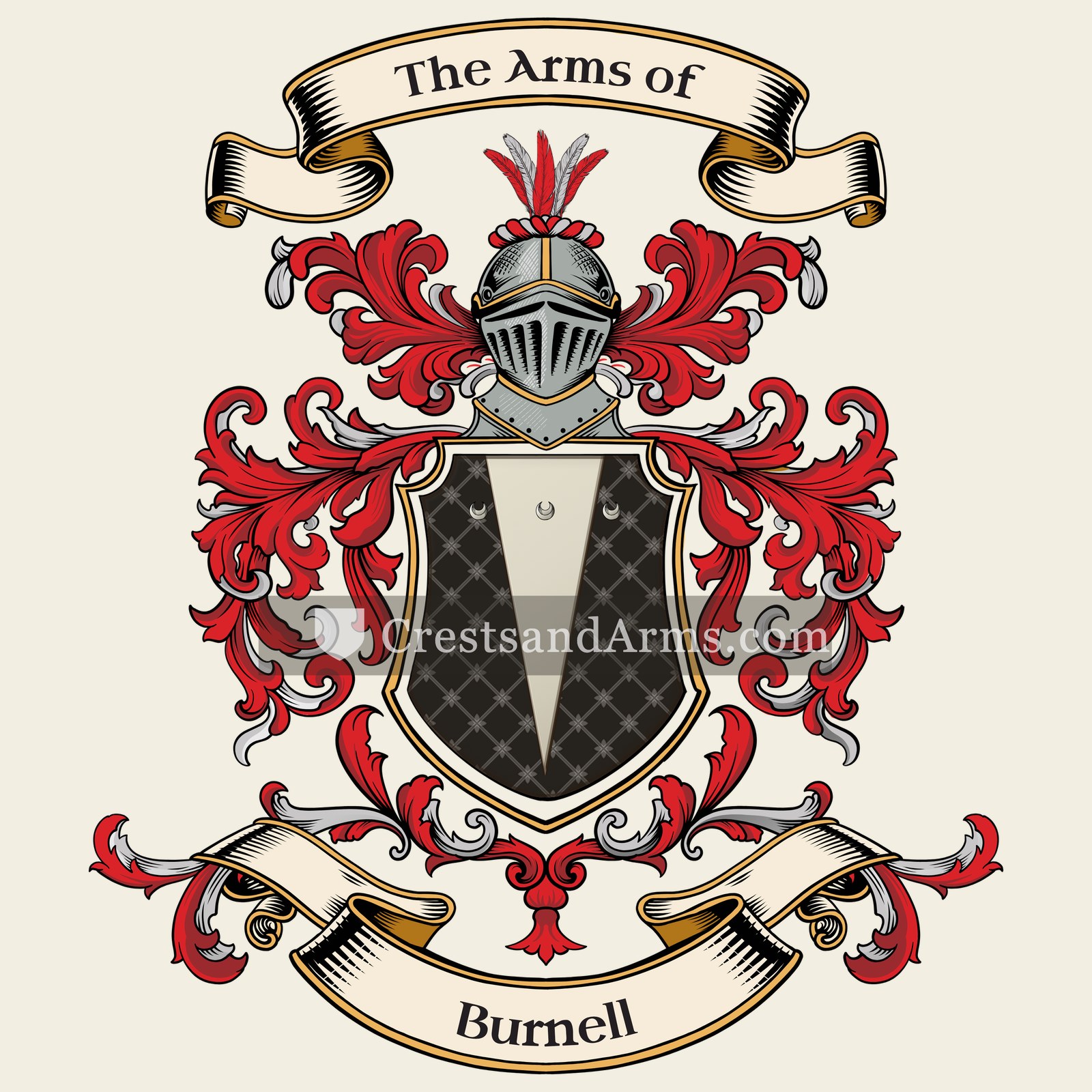 The Burnell coat of arms