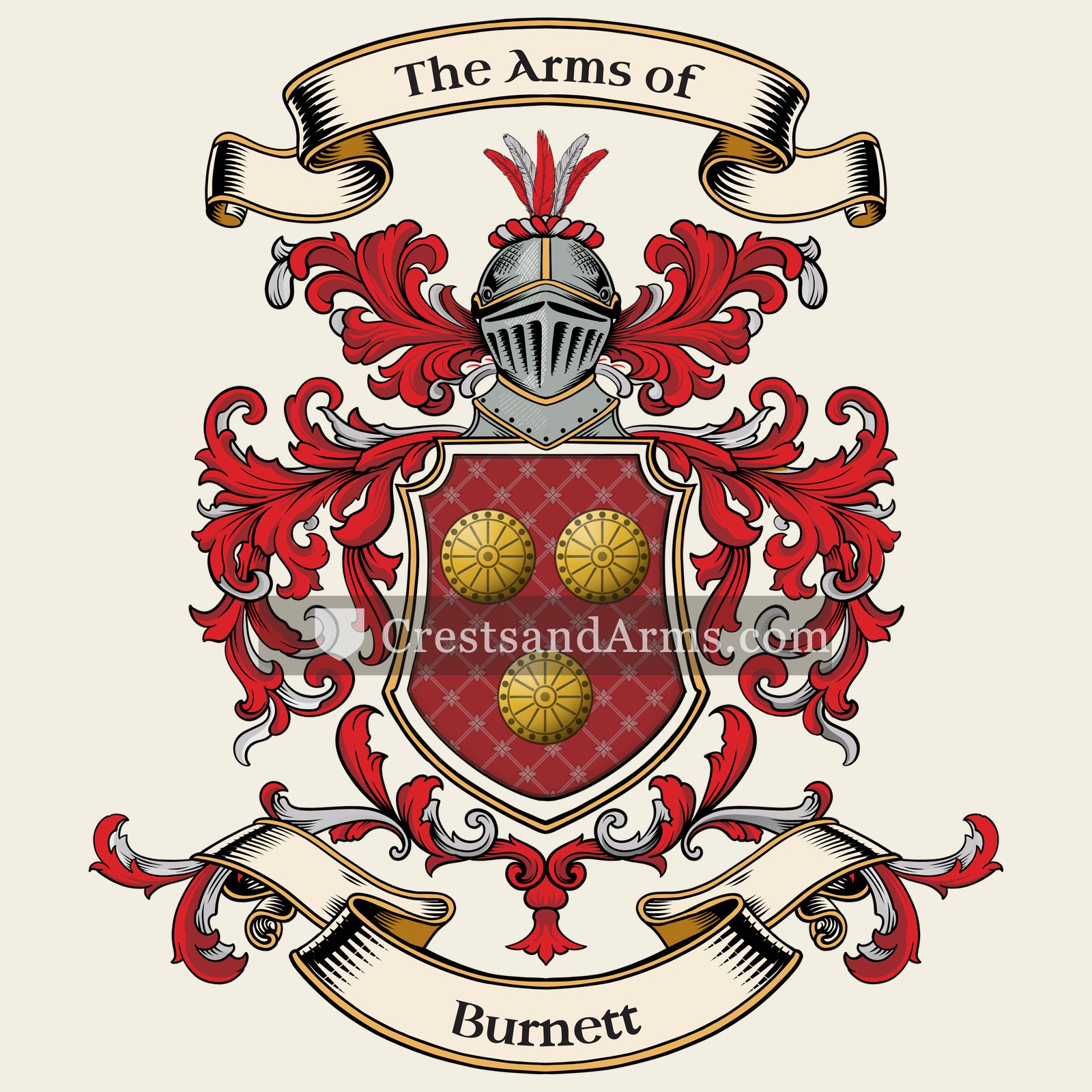 The Burnett coat of arms