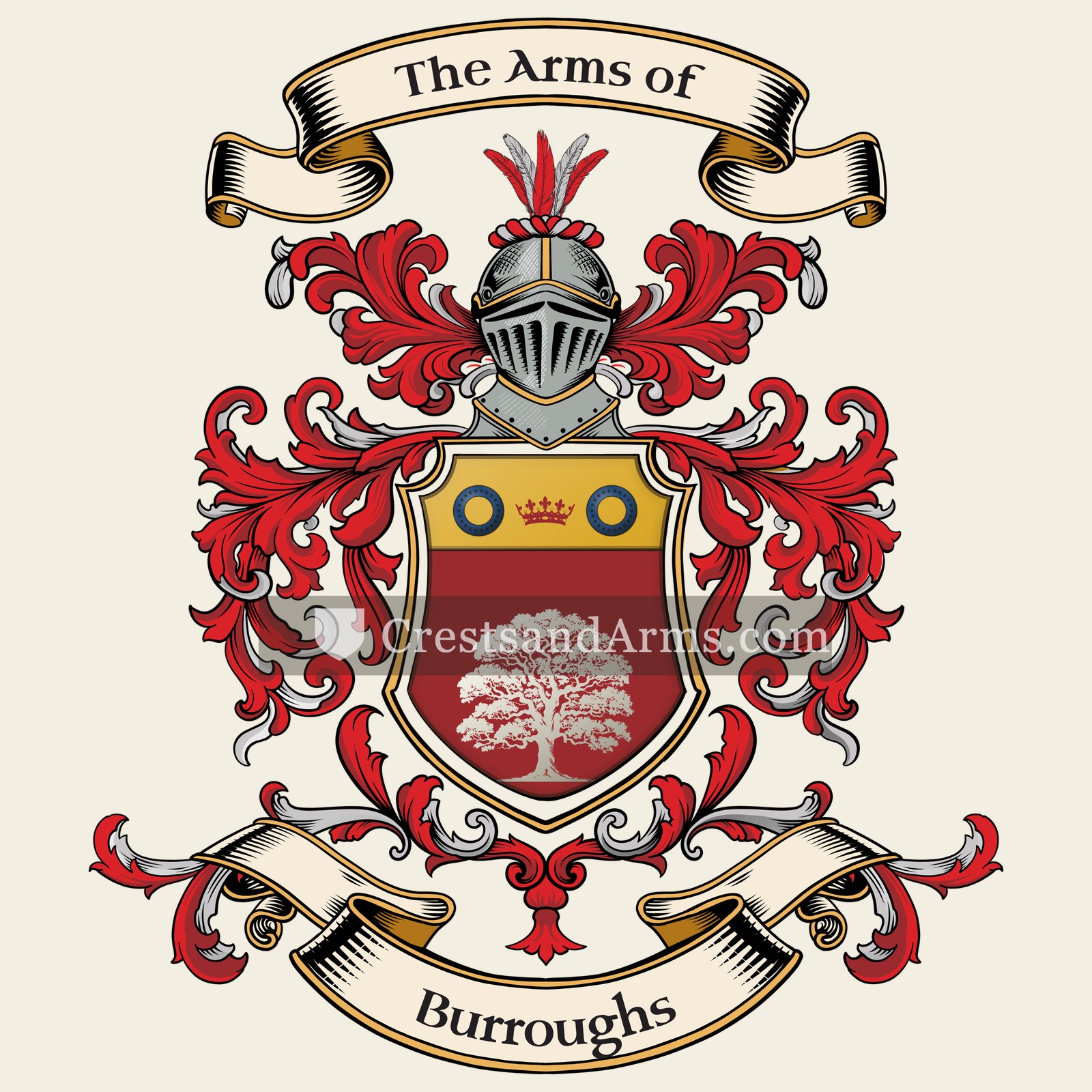 The Burroughs coat of arms