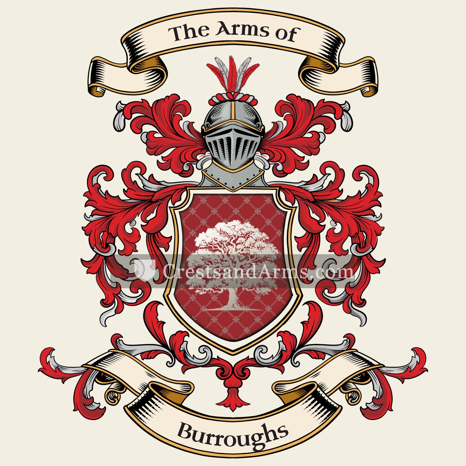 The Burroughs coat of arms