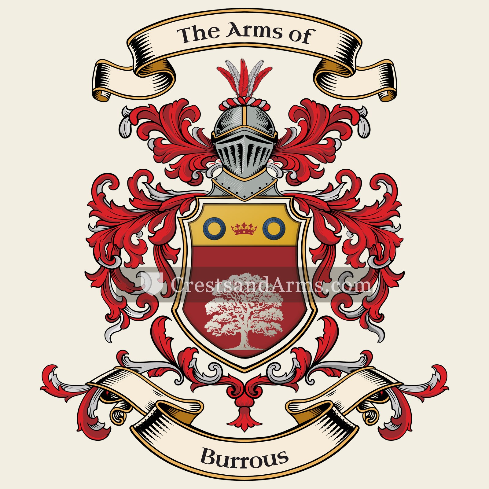 The Burrous coat of arms