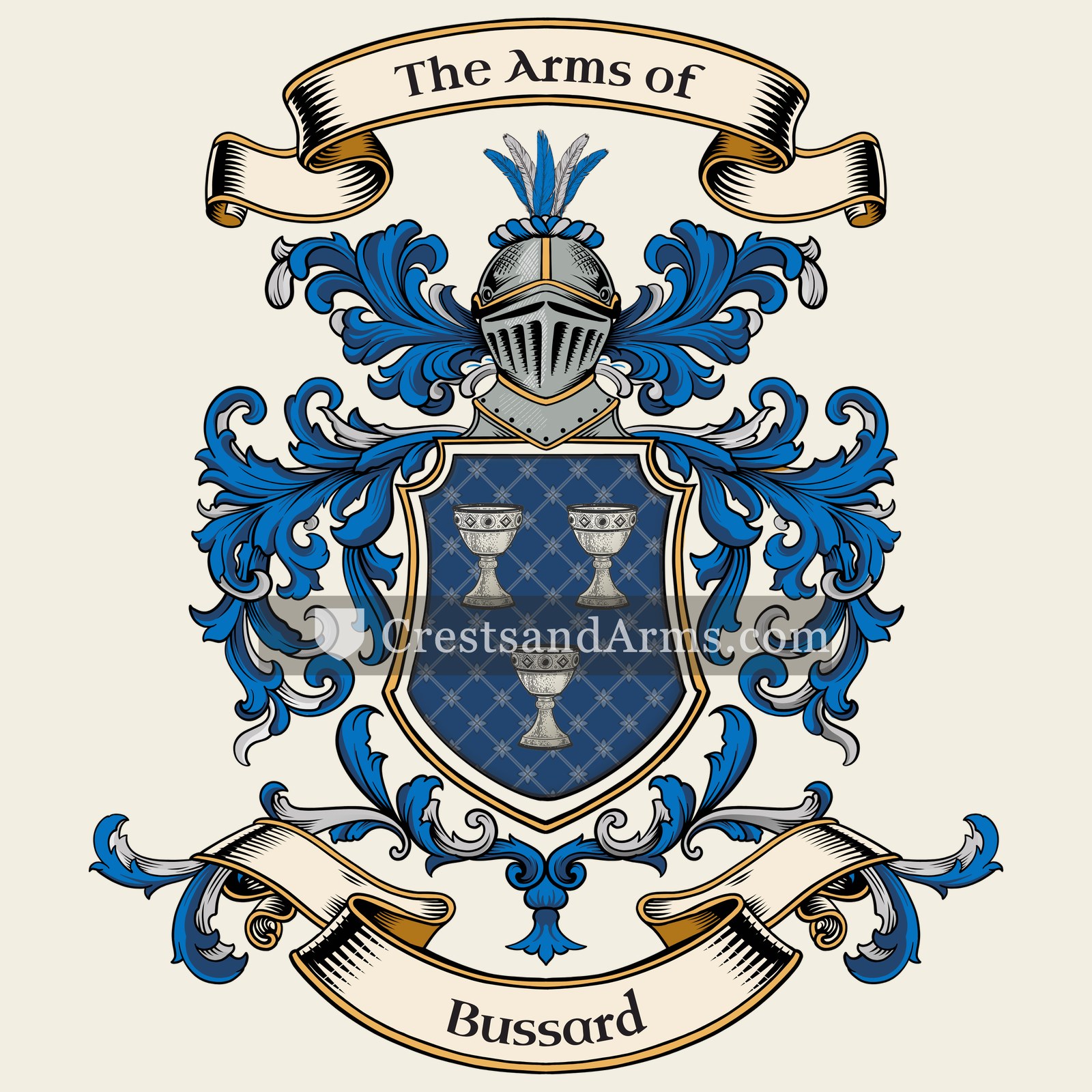 The Bussard coat of arms