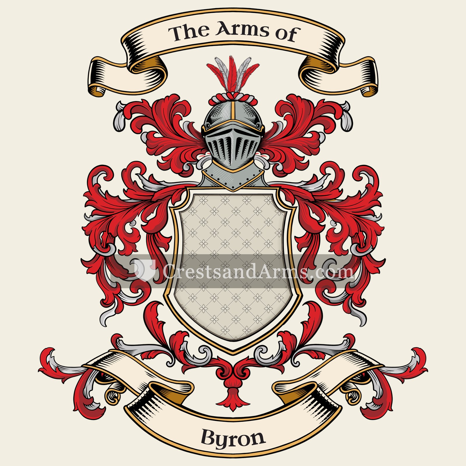 The Byron coat of arms