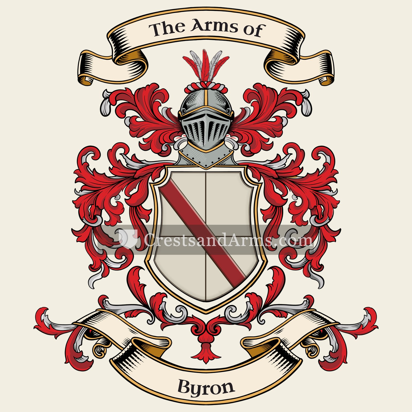 The Byron coat of arms