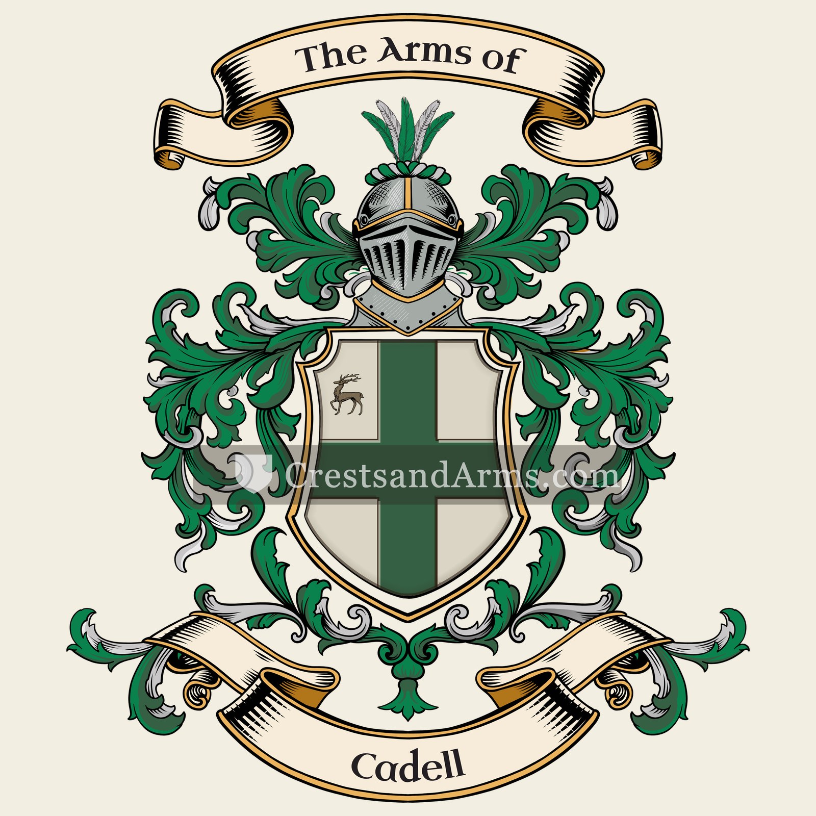 The Cadell coat of arms