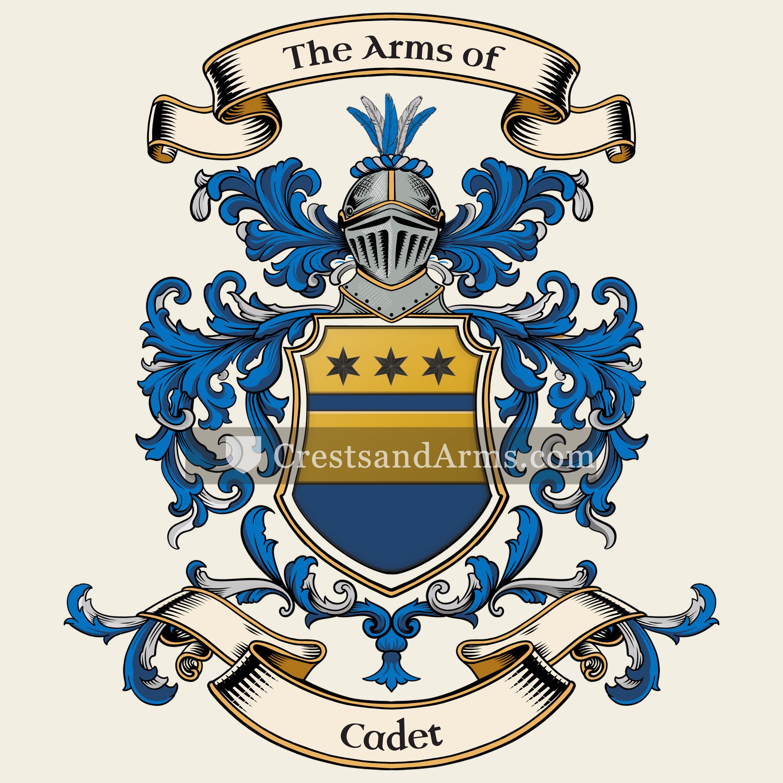 The Cadet coat of arms