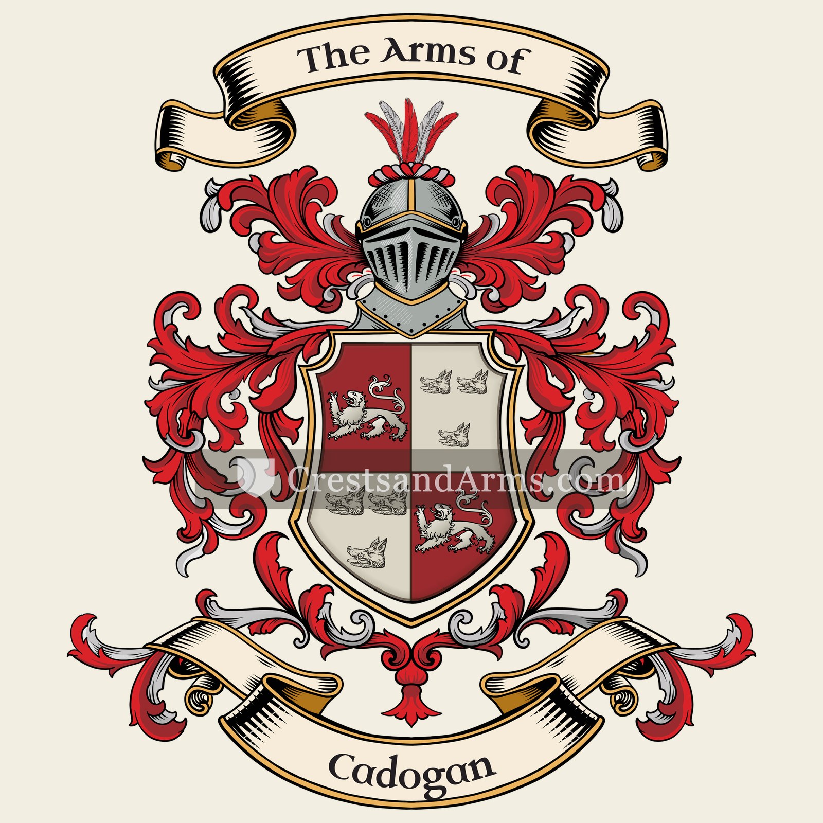 The Cadogan coat of arms