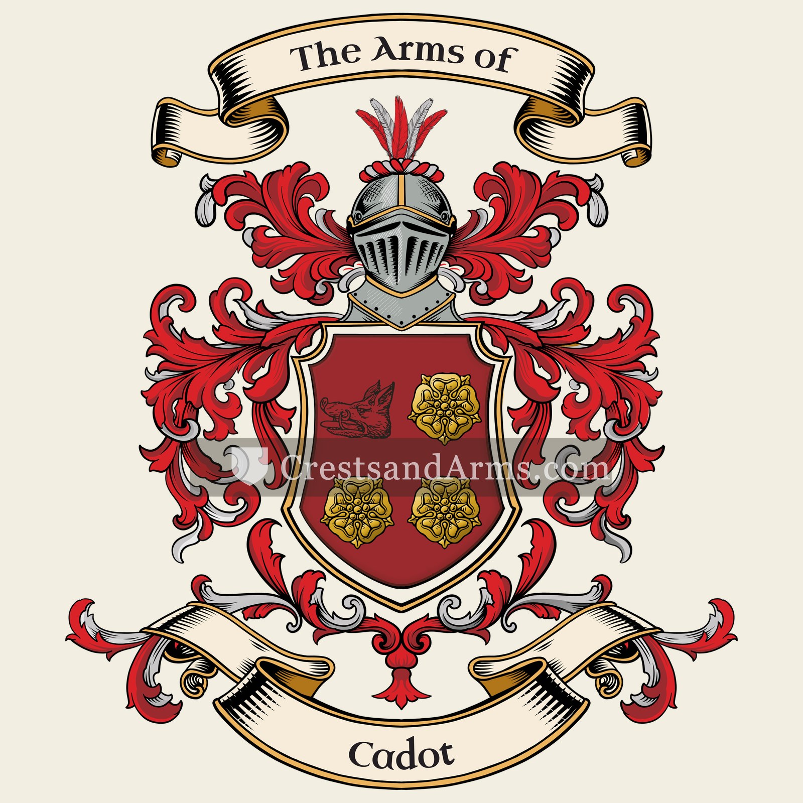 The Cadot coat of arms
