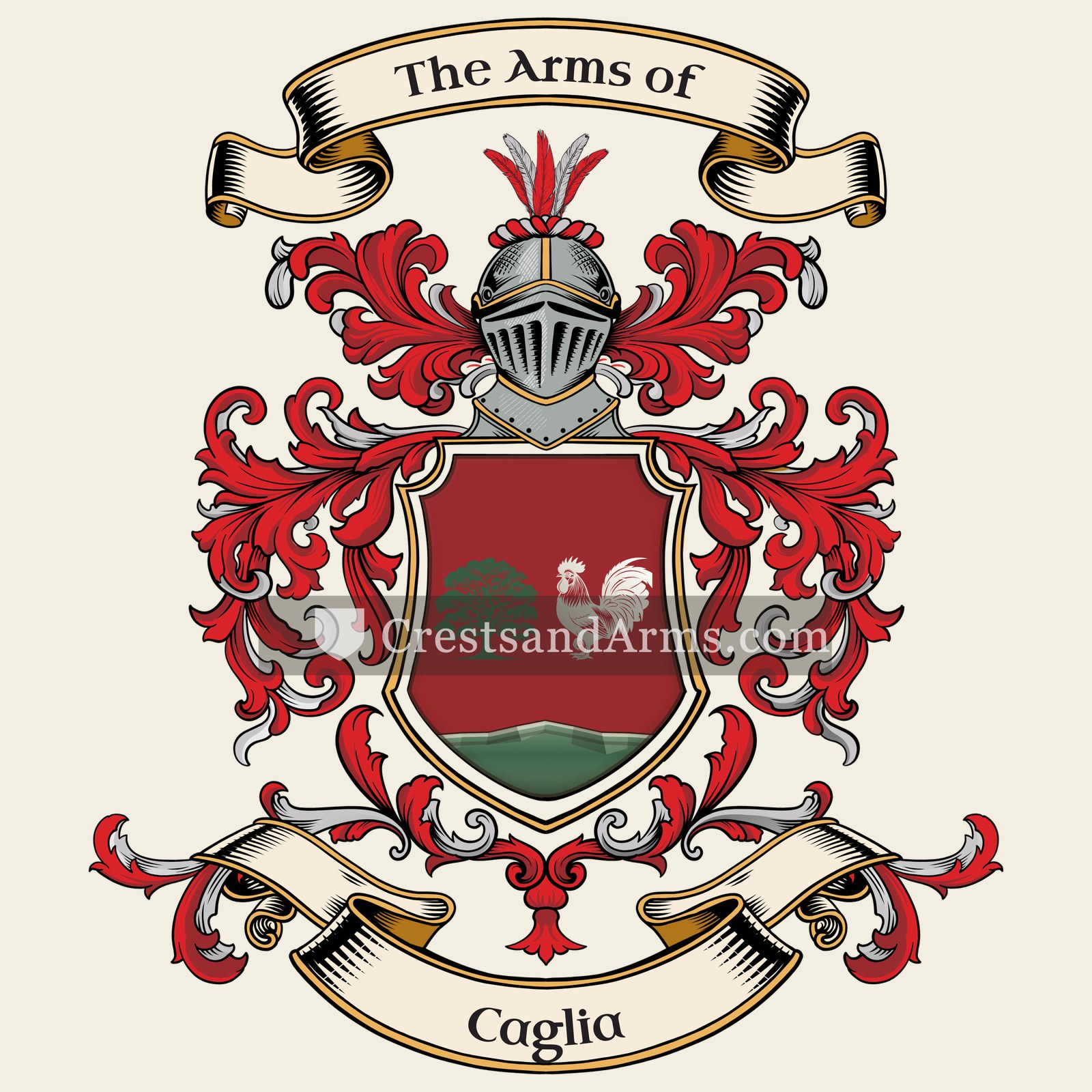 The Caglia coat of arms