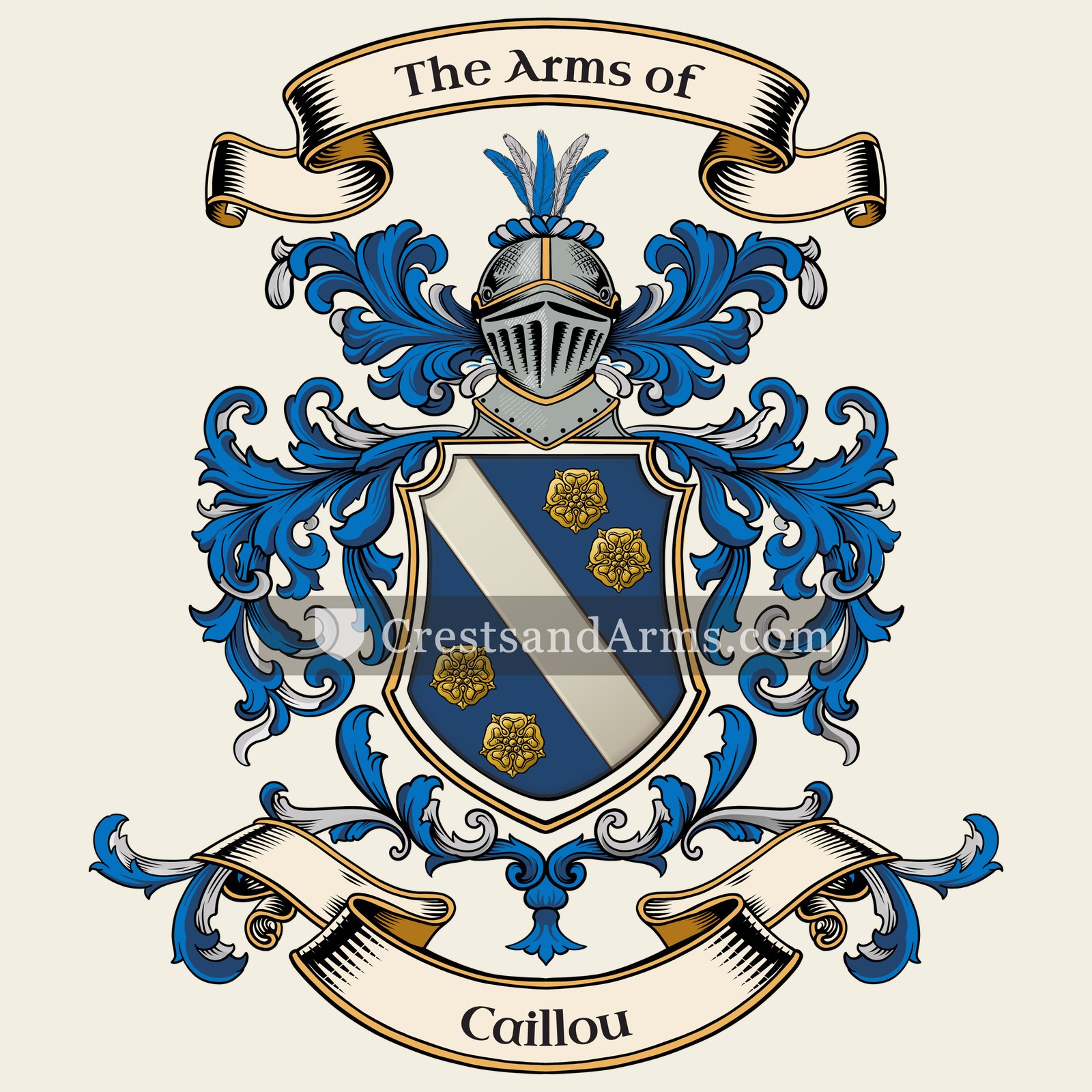 The Caillou coat of arms