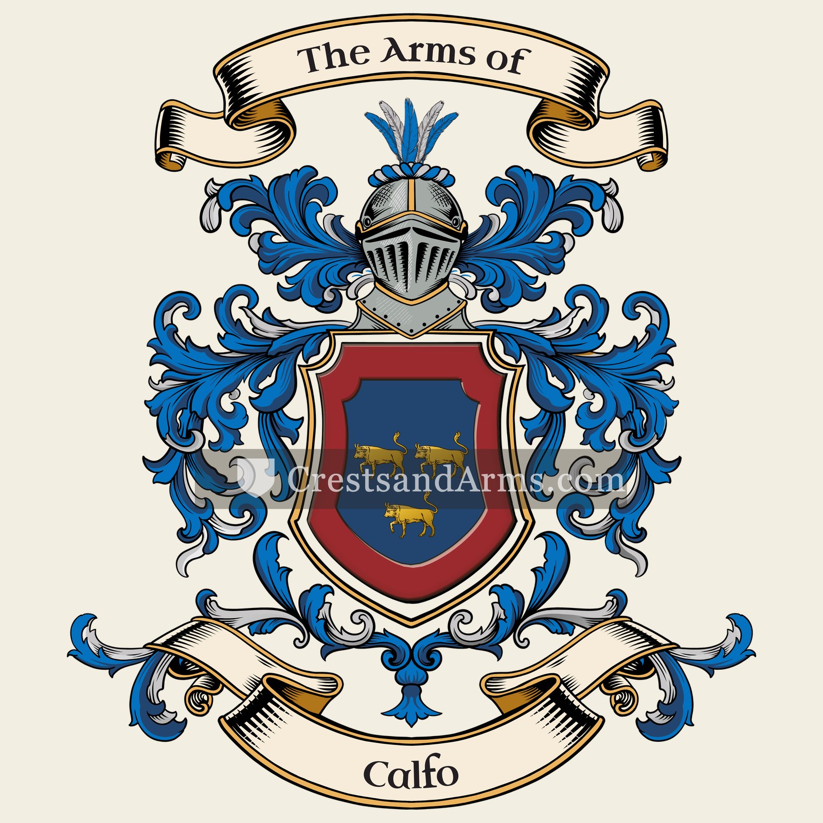 The Calfo coat of arms