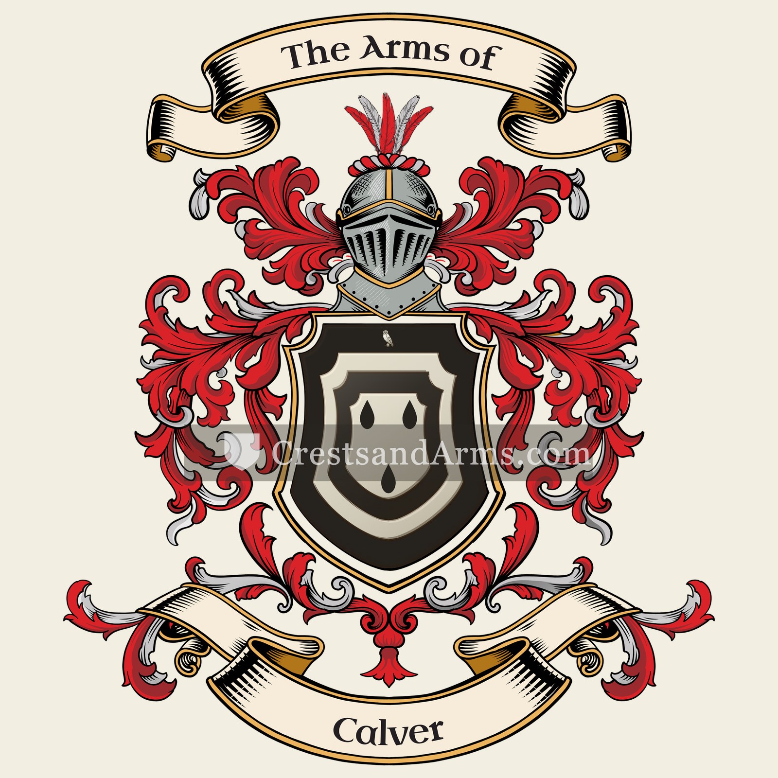 The Calver coat of arms