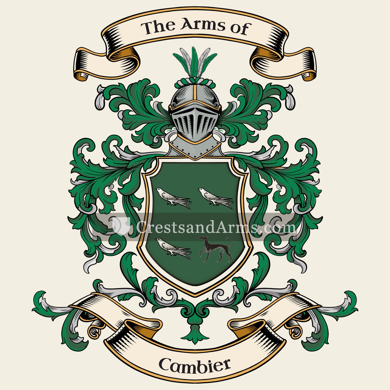 The Cambier coat of arms