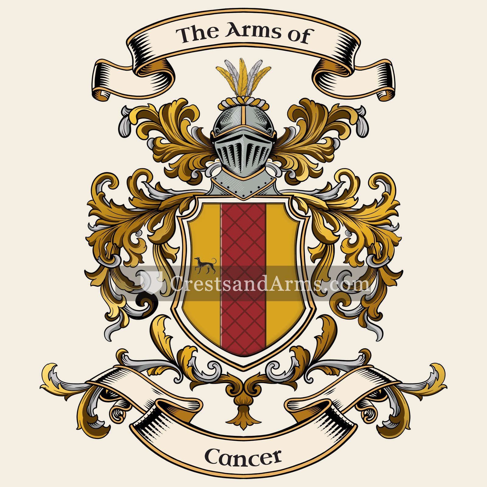 The Cancer coat of arms