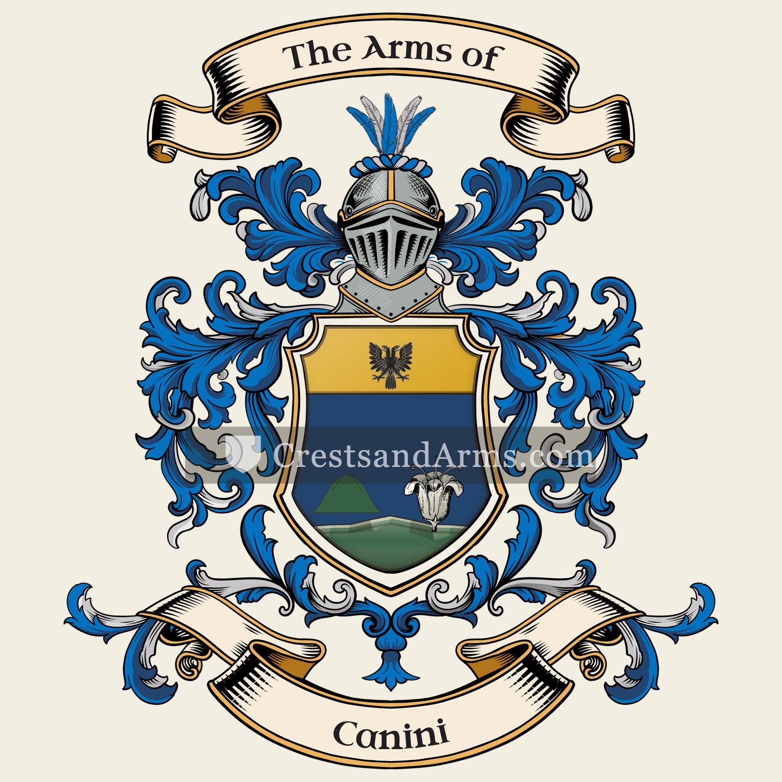 The Canini coat of arms