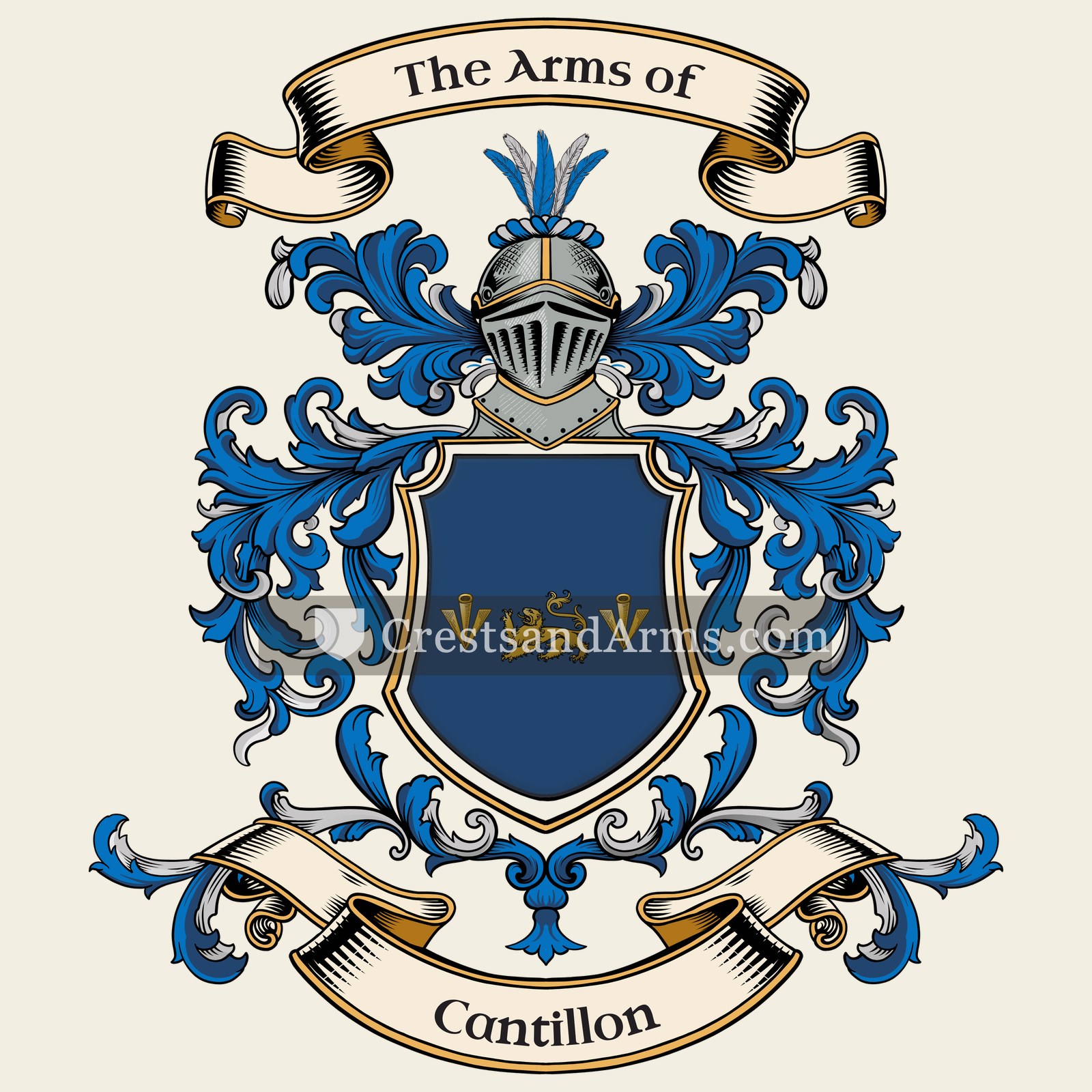 The Cantillon coat of arms