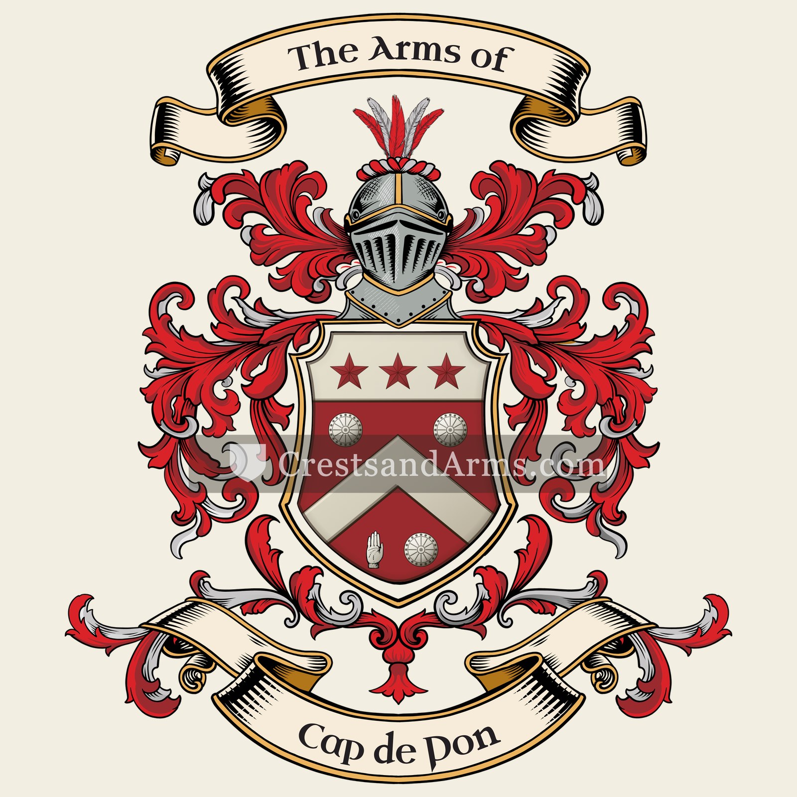 The Cap de Pon coat of arms